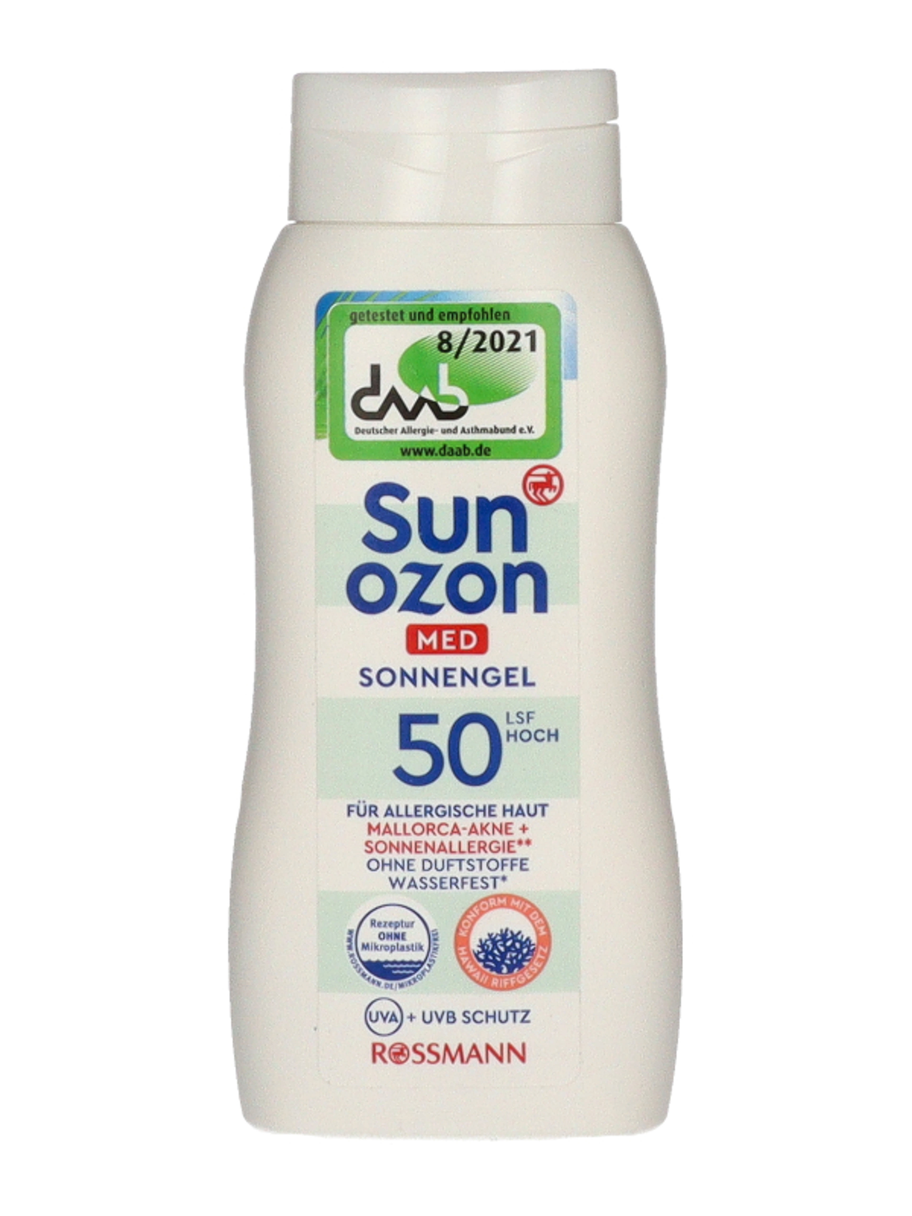 Sun Ozon Med napozó gél F50 - 50 ml