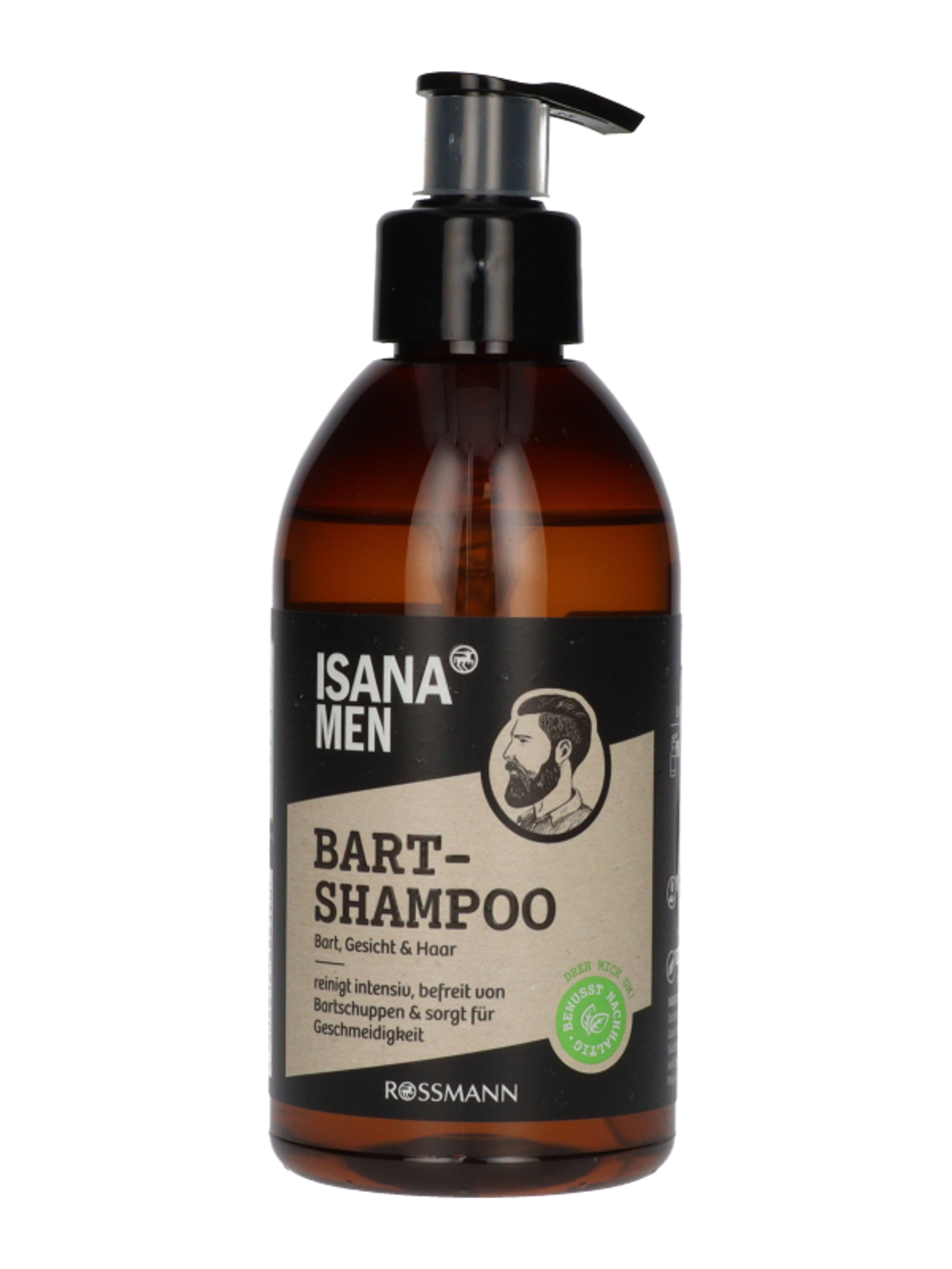 Isana Men Premium szakáll sampon, guarana & cink  - 250 ml
