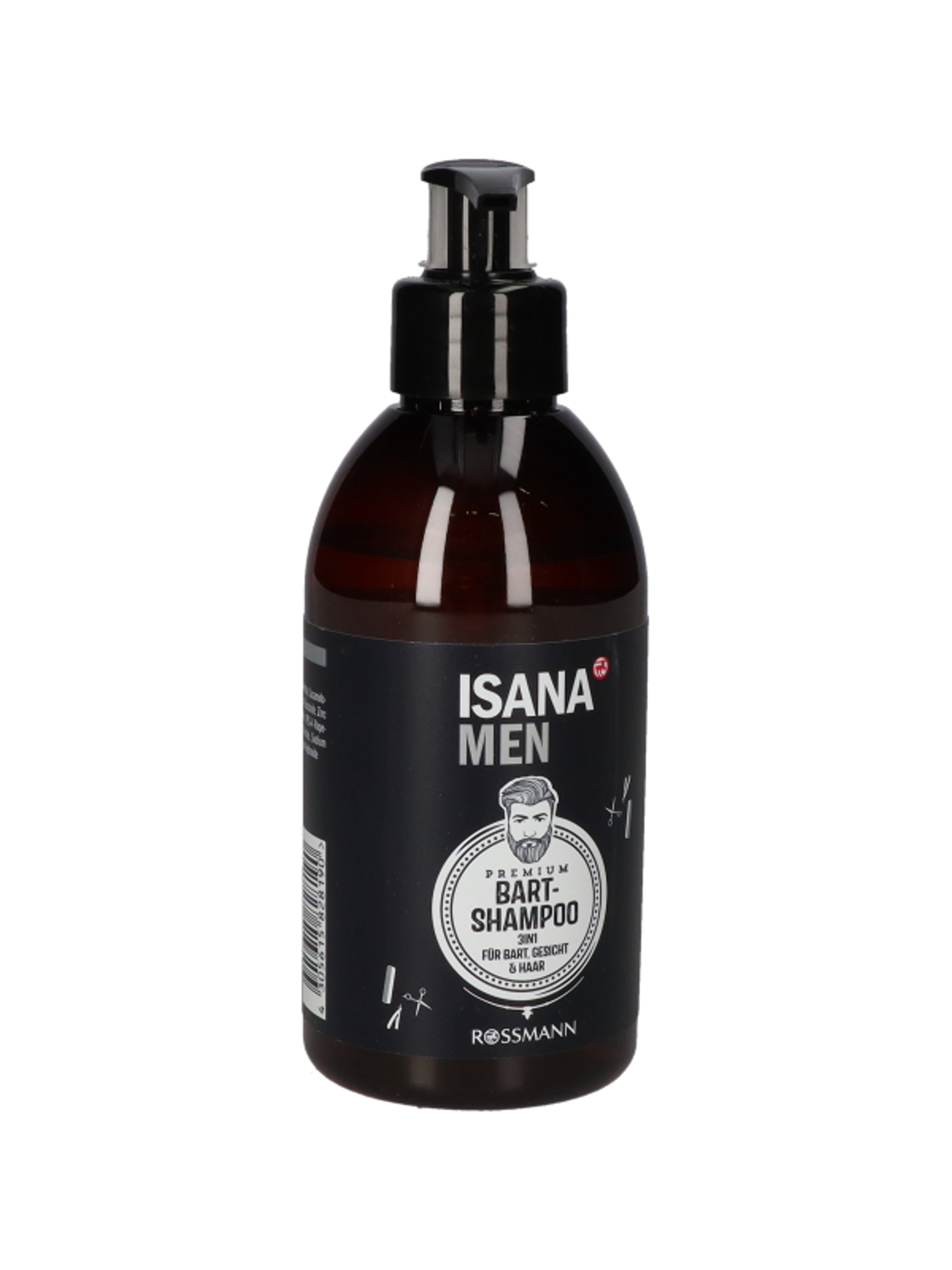 Isana Men Premium szakáll sampon, guarana & cink  - 250 ml-2
