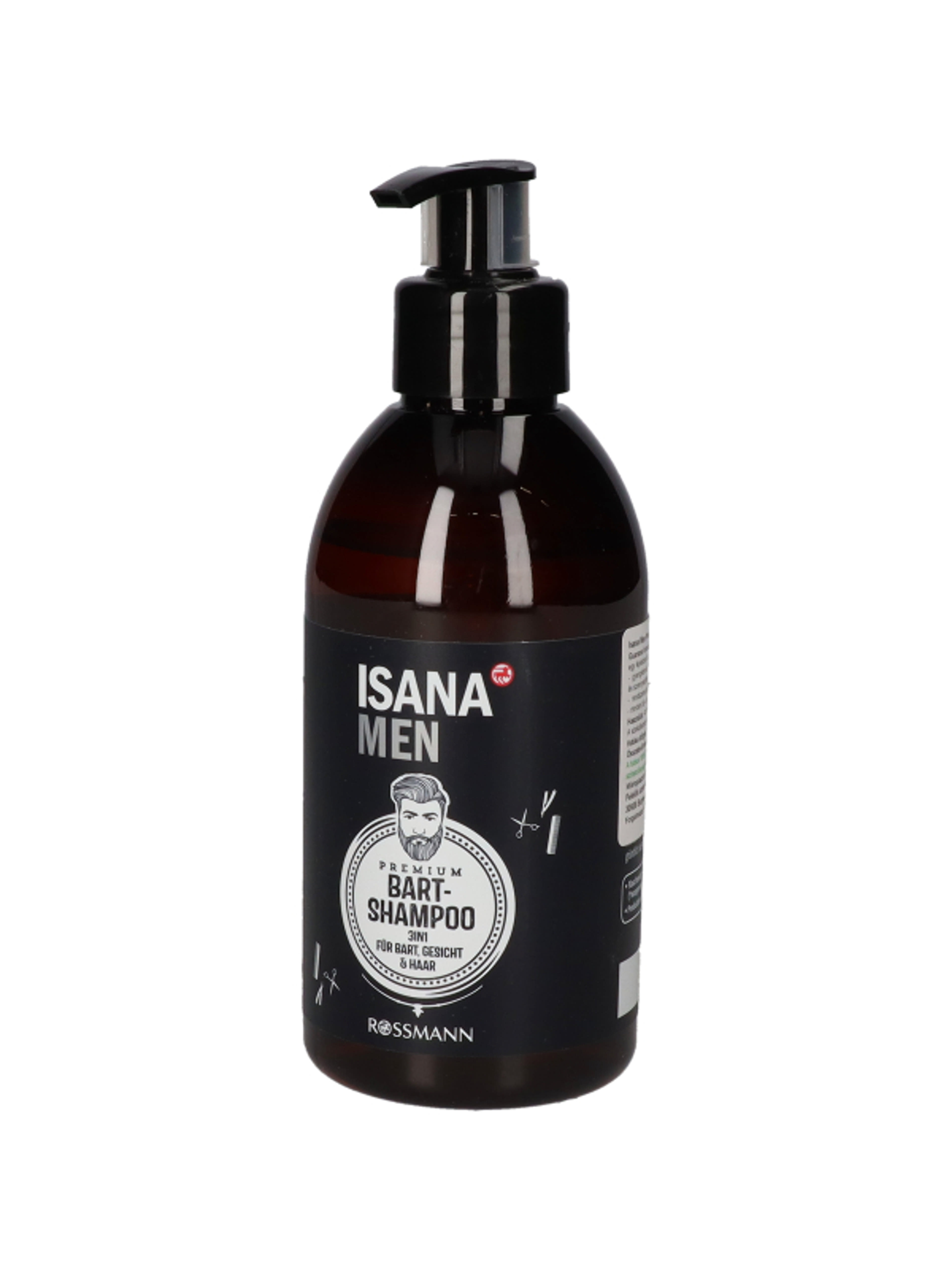 Isana Men Premium szakáll sampon, guarana & cink  - 250 ml-5