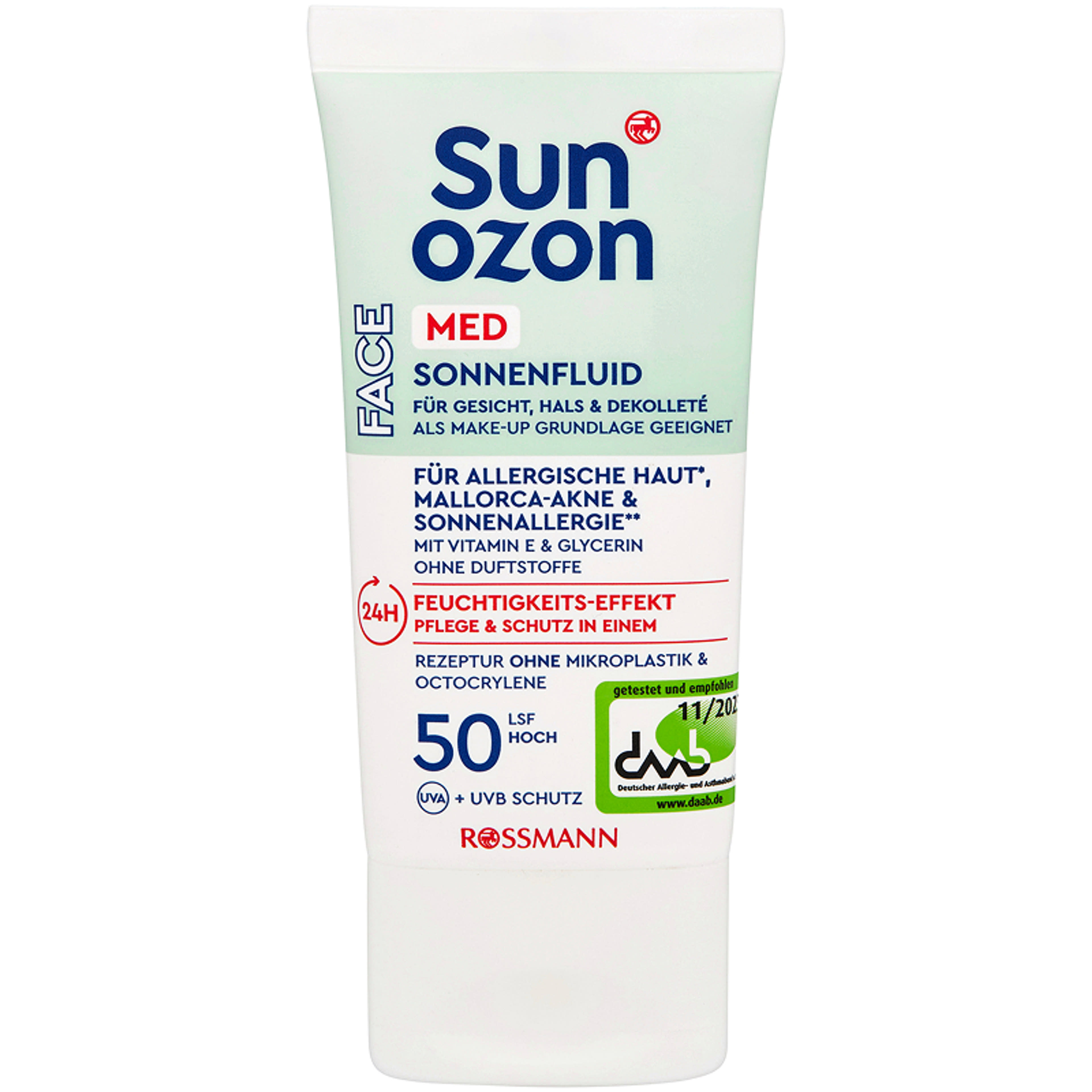 Sun Ozon Med fényvédő arckrém LSF 50 - 50 ml