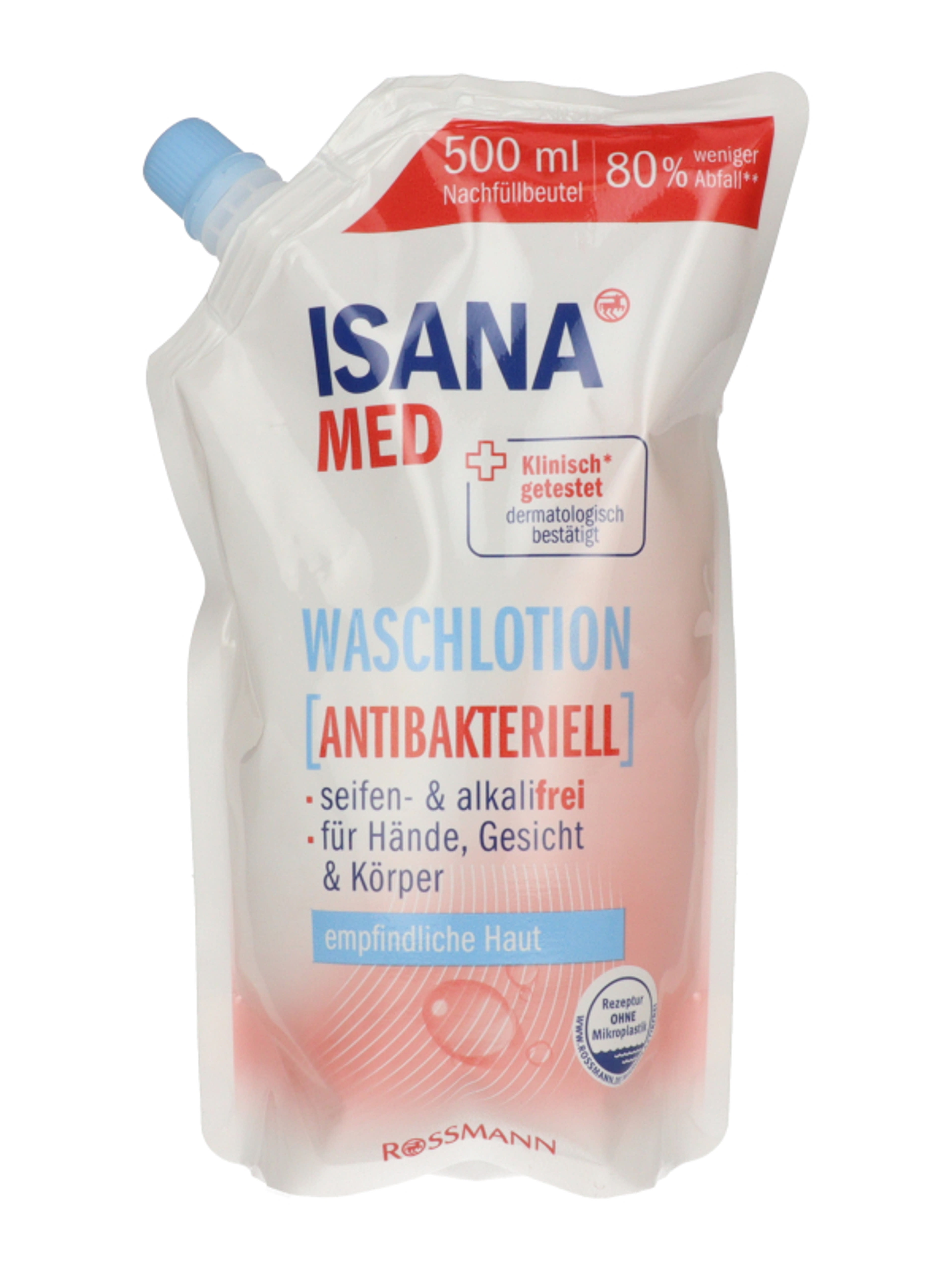 Isana Med antibakteriális folyékony szappan utántöltő - 500 ml