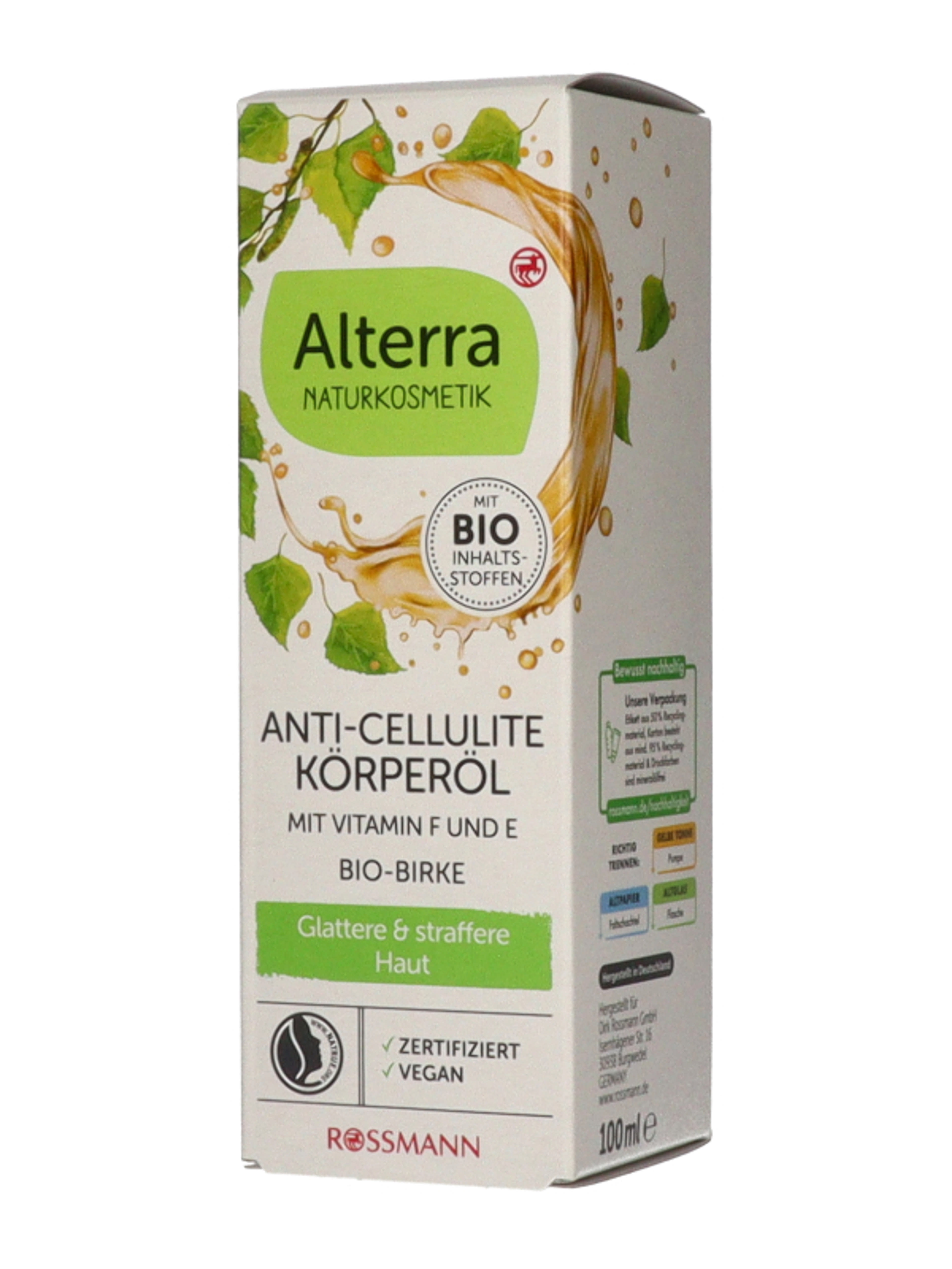 Alterra bőrápoló olaj anti-cellulit nyírfa - 100 ml-4