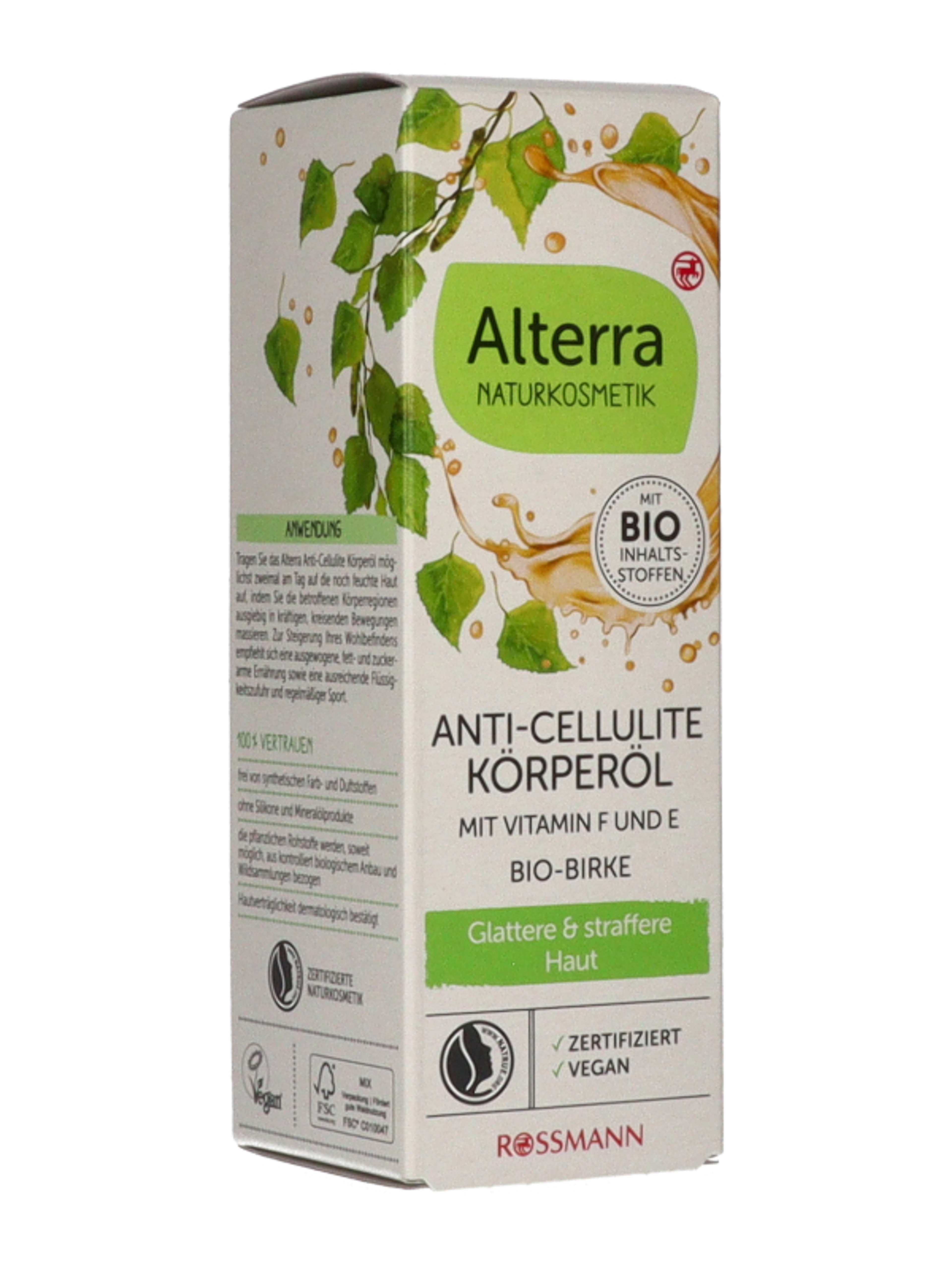 Alterra bőrápoló olaj anti-cellulit nyírfa - 100 ml-6