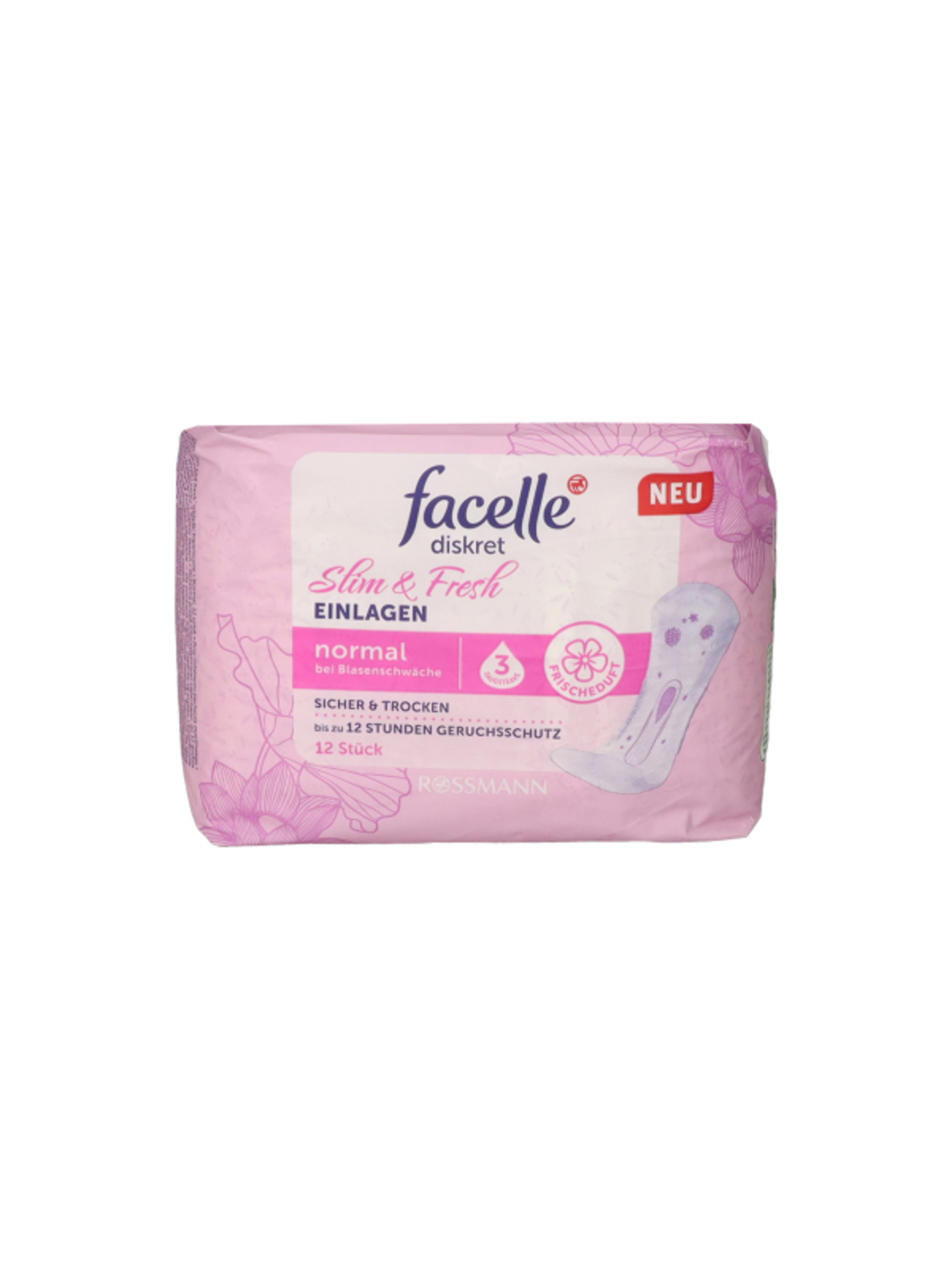 Facelle Slim&Fresh Normál inkontinencia betét - 12 db-1