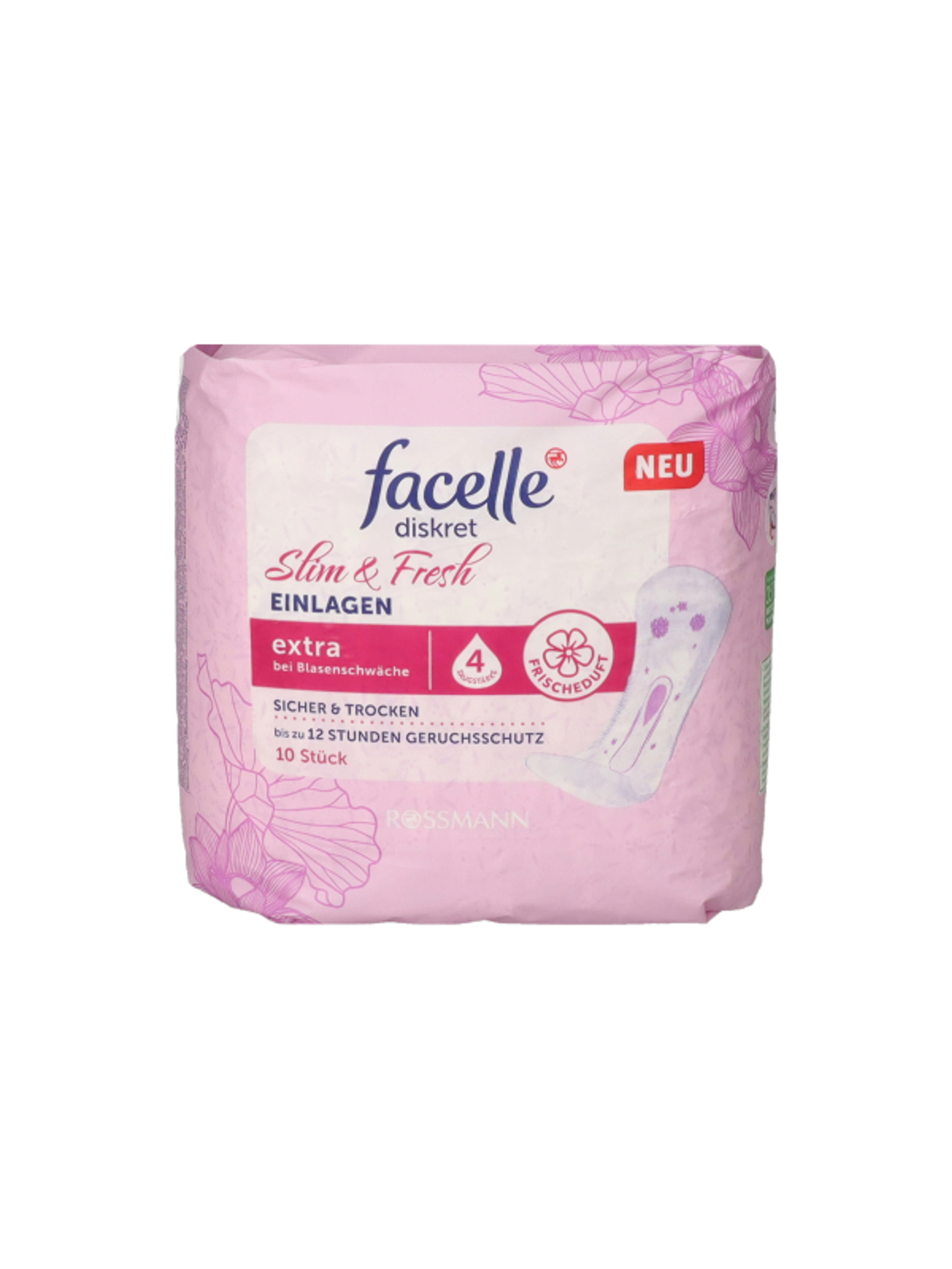 Facelle Slim&Fresh extra inkontinencia betét - 10 db-1