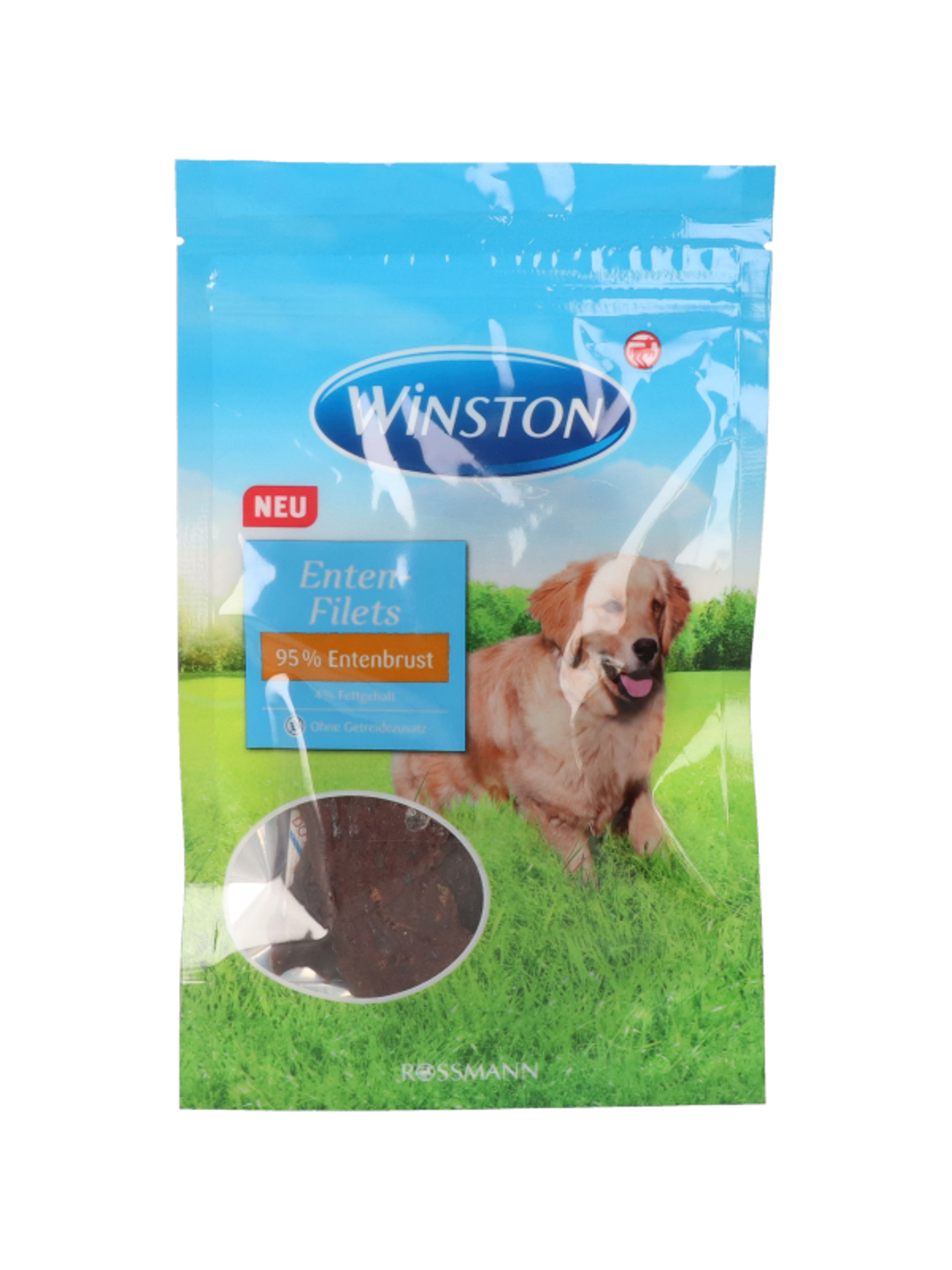 Winston jutalomfalat kutyáknak, kacsafilés - 70 g-1