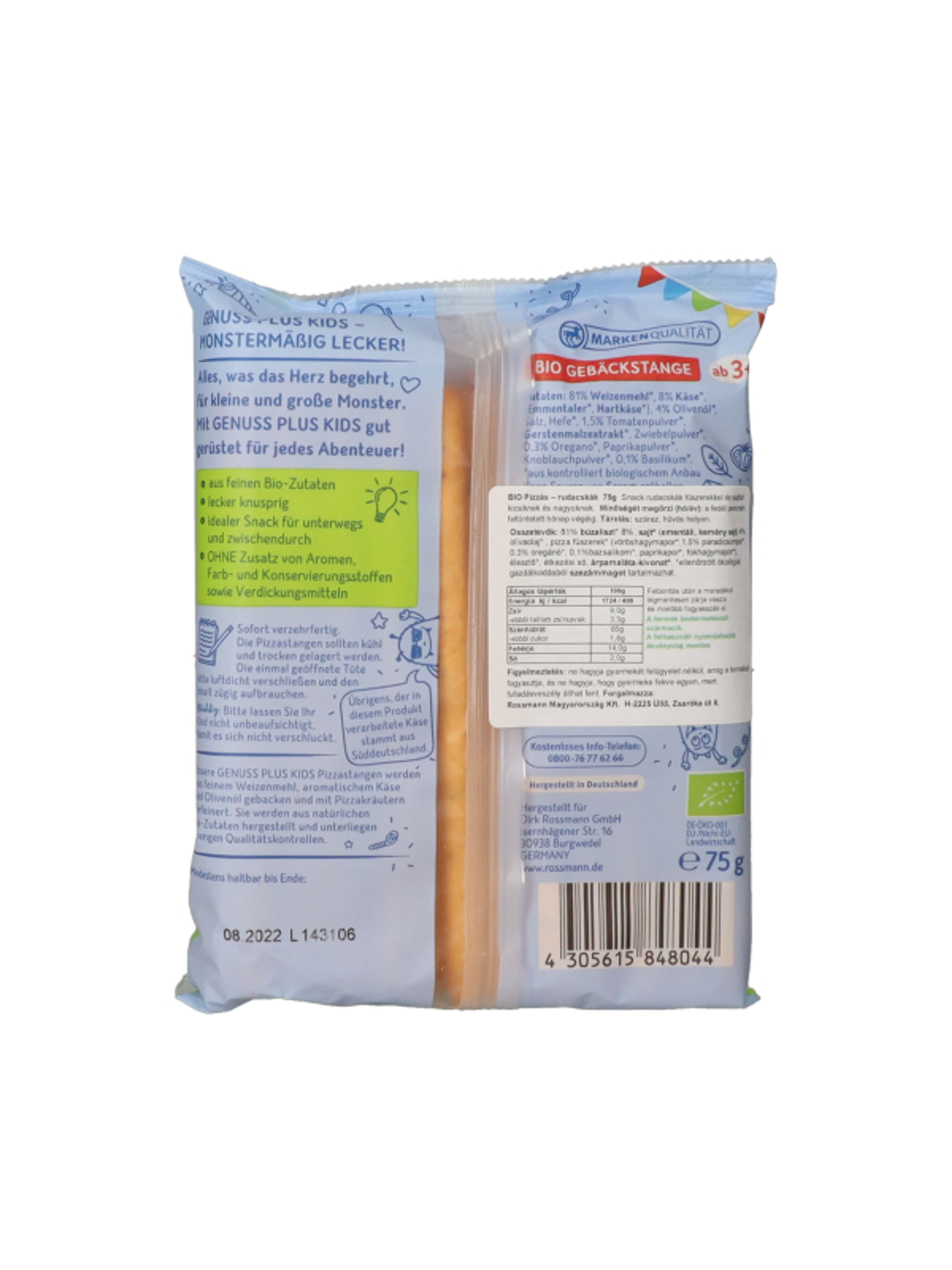 Genuss Plus Kids pizza snack - 75 g-3