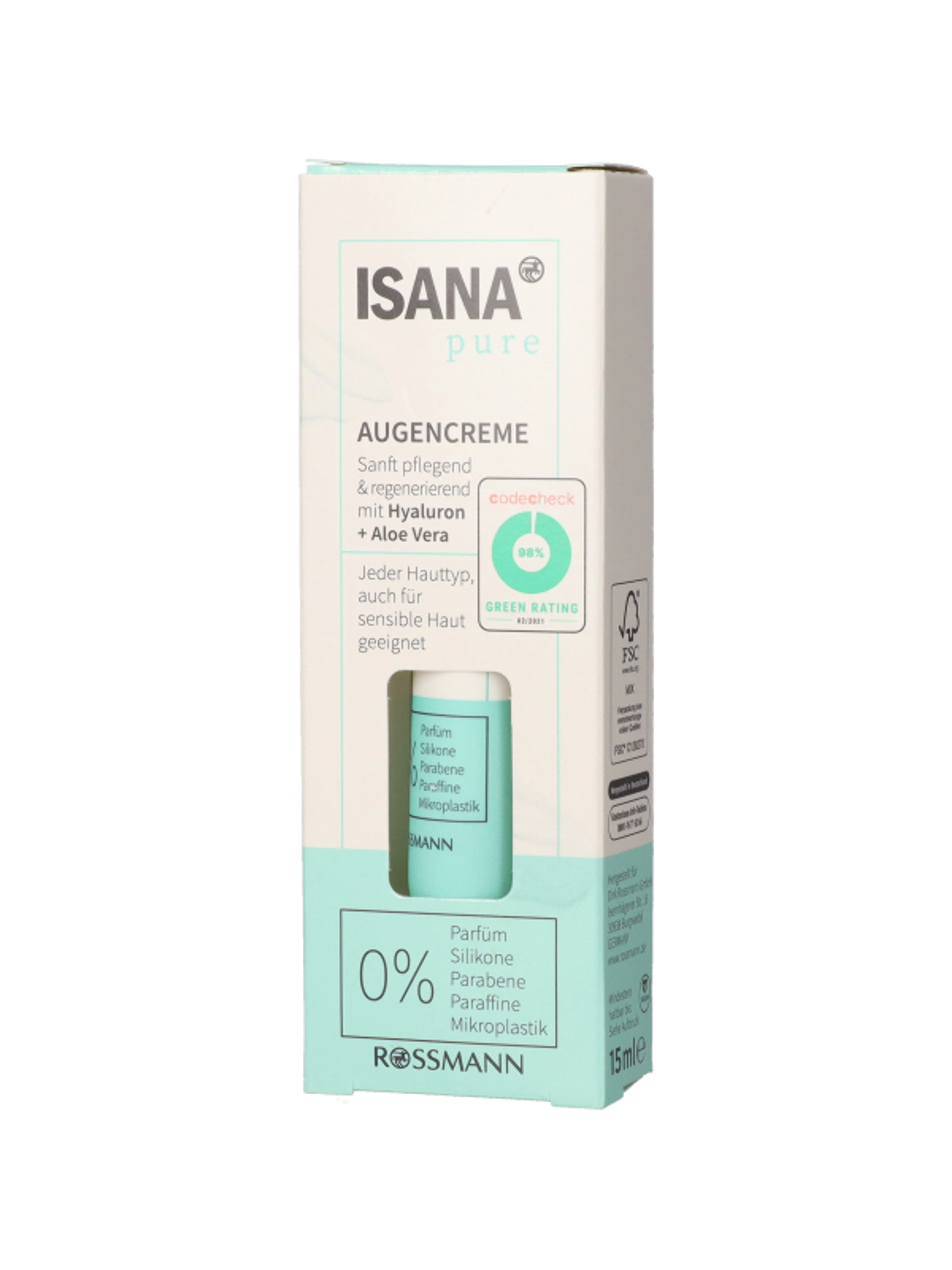 Isana Pure szemkörnyékápoló krém - 15 ml-6