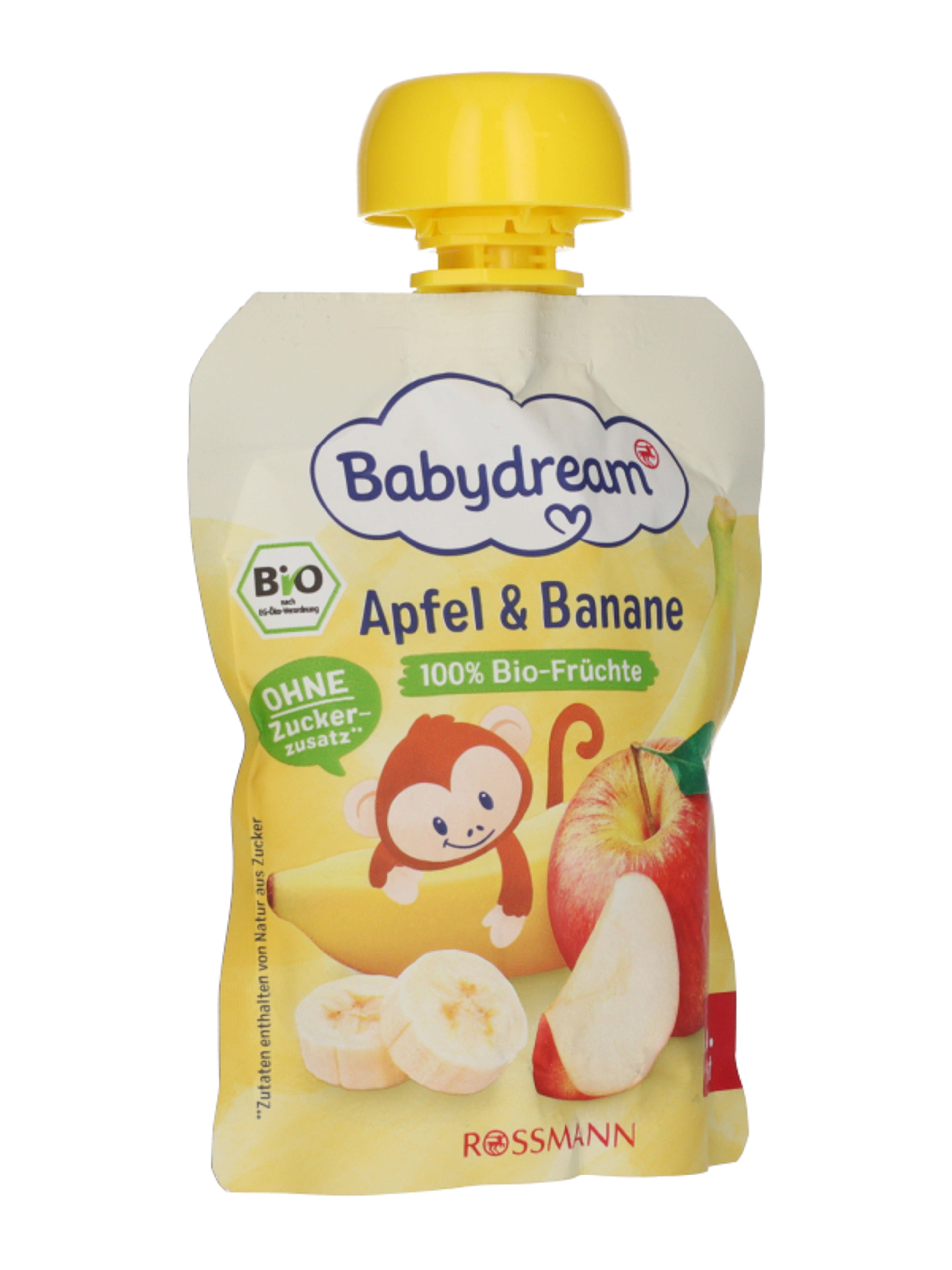 Babydream Bio gyümölcspüré 6 hónapos kortól, alma és banán - 90 g-4