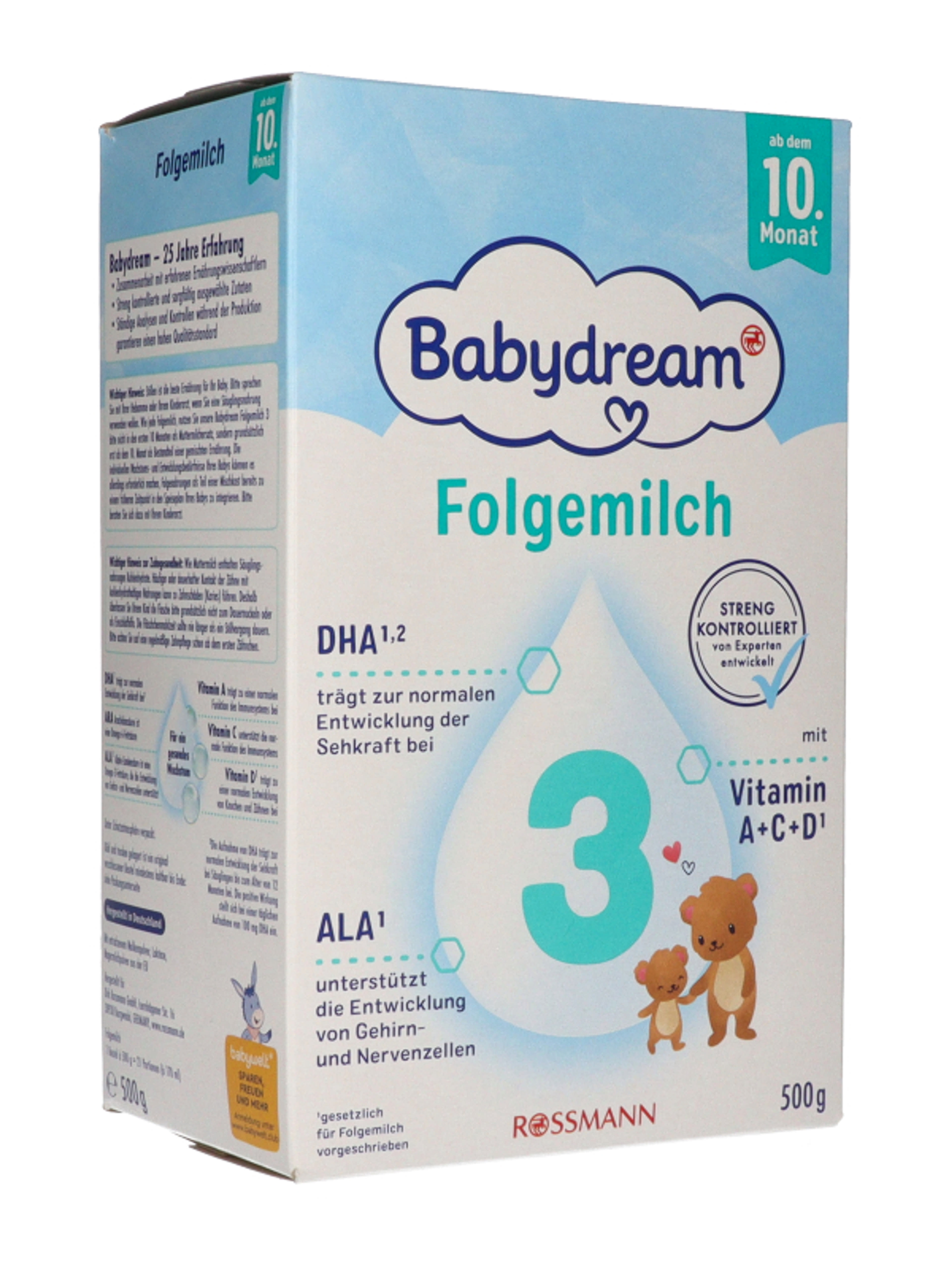 Babydream 3-es Tejalapú Anyatej Kiegészítő Tápszer 10 Hónapos Kortól - 500 g-4