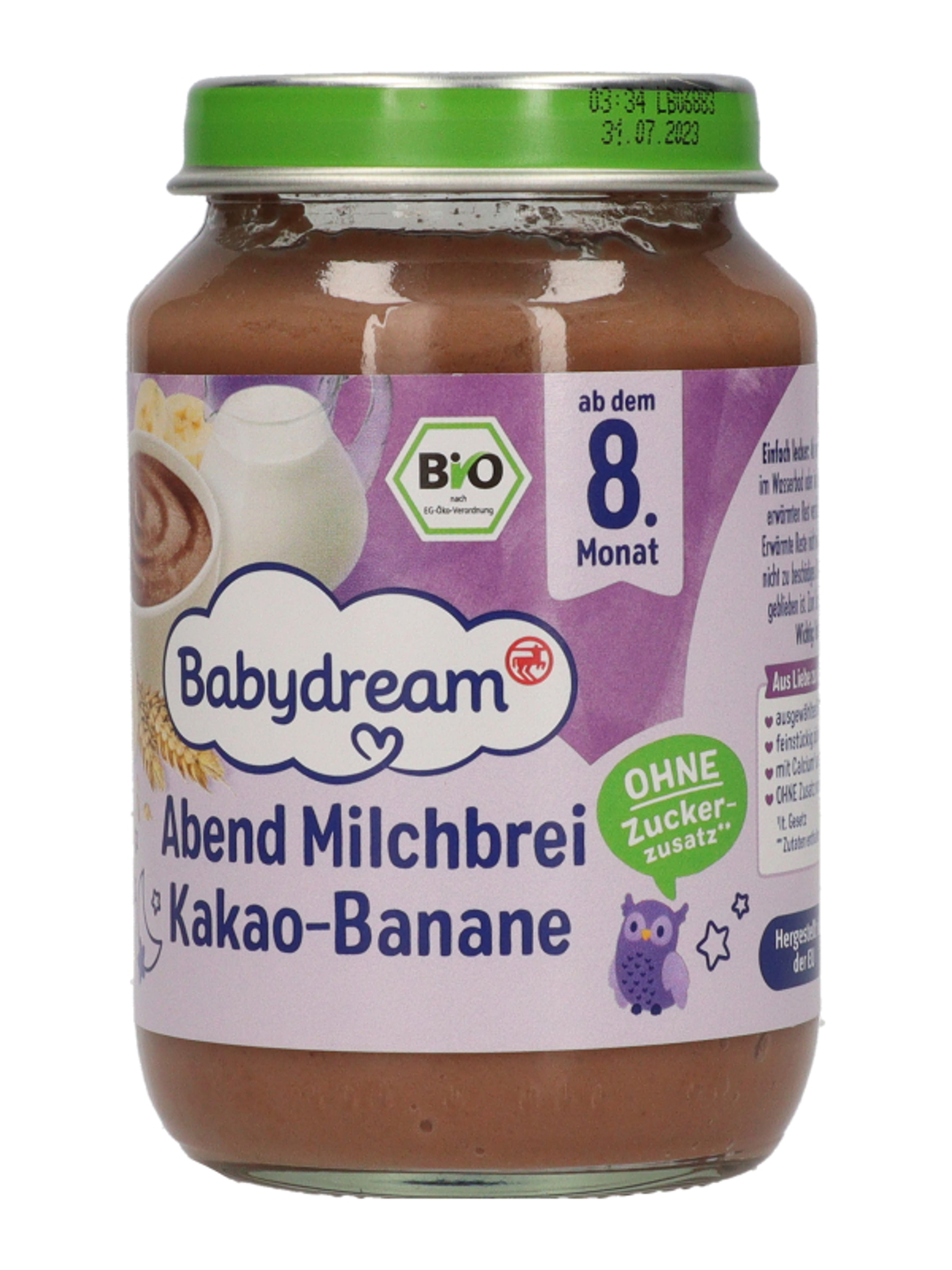 Bio Banános-kakaós tejbegríz 8 hónapos kortól - 190 g-3