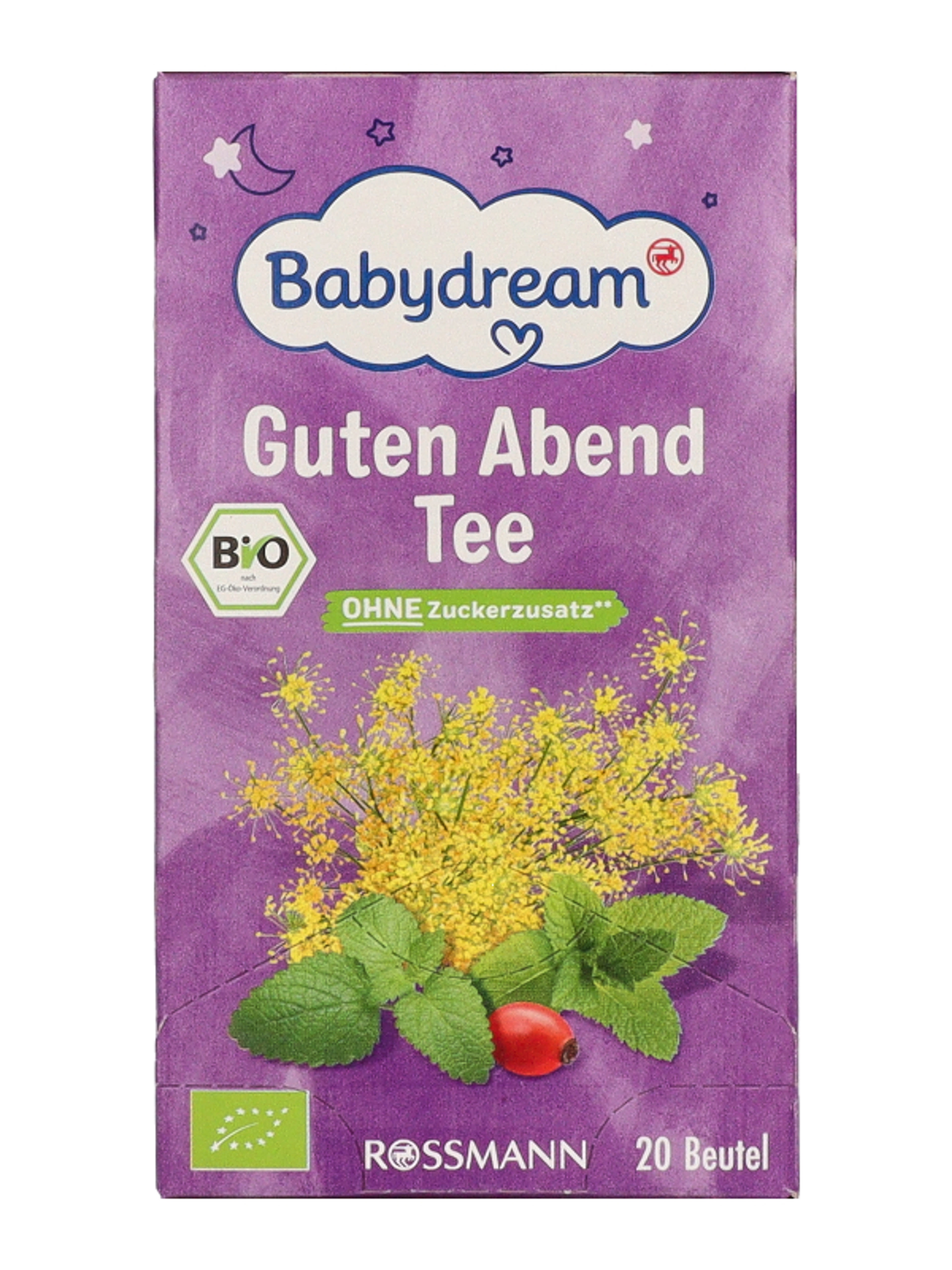 Babydream Bio filteres jó éjt tea 5 hónapos kortól 20 db - 35 g-2