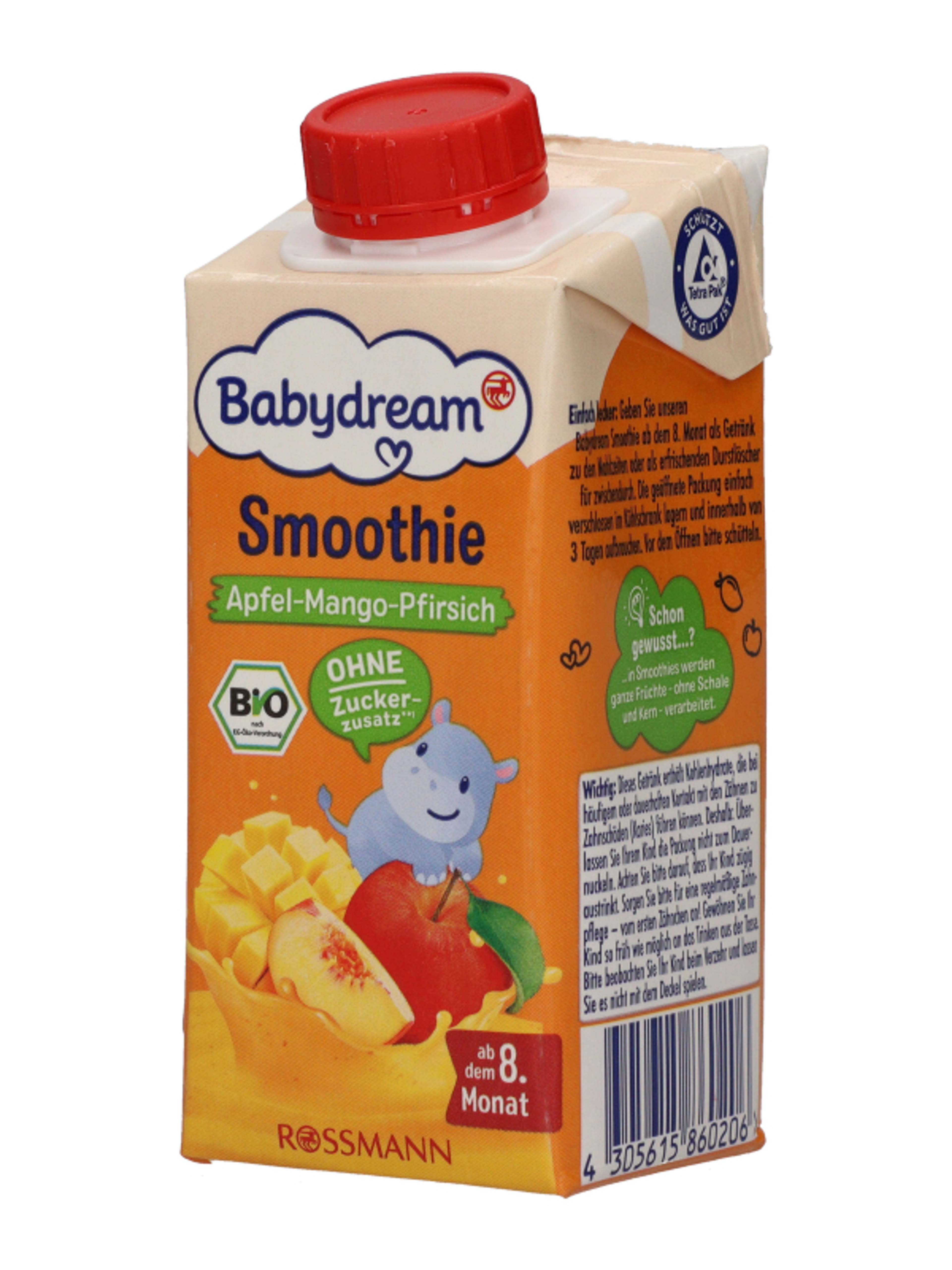 Babydream smoothie alma-mangó-barack 8 hónapos kortól - 200 ml-3