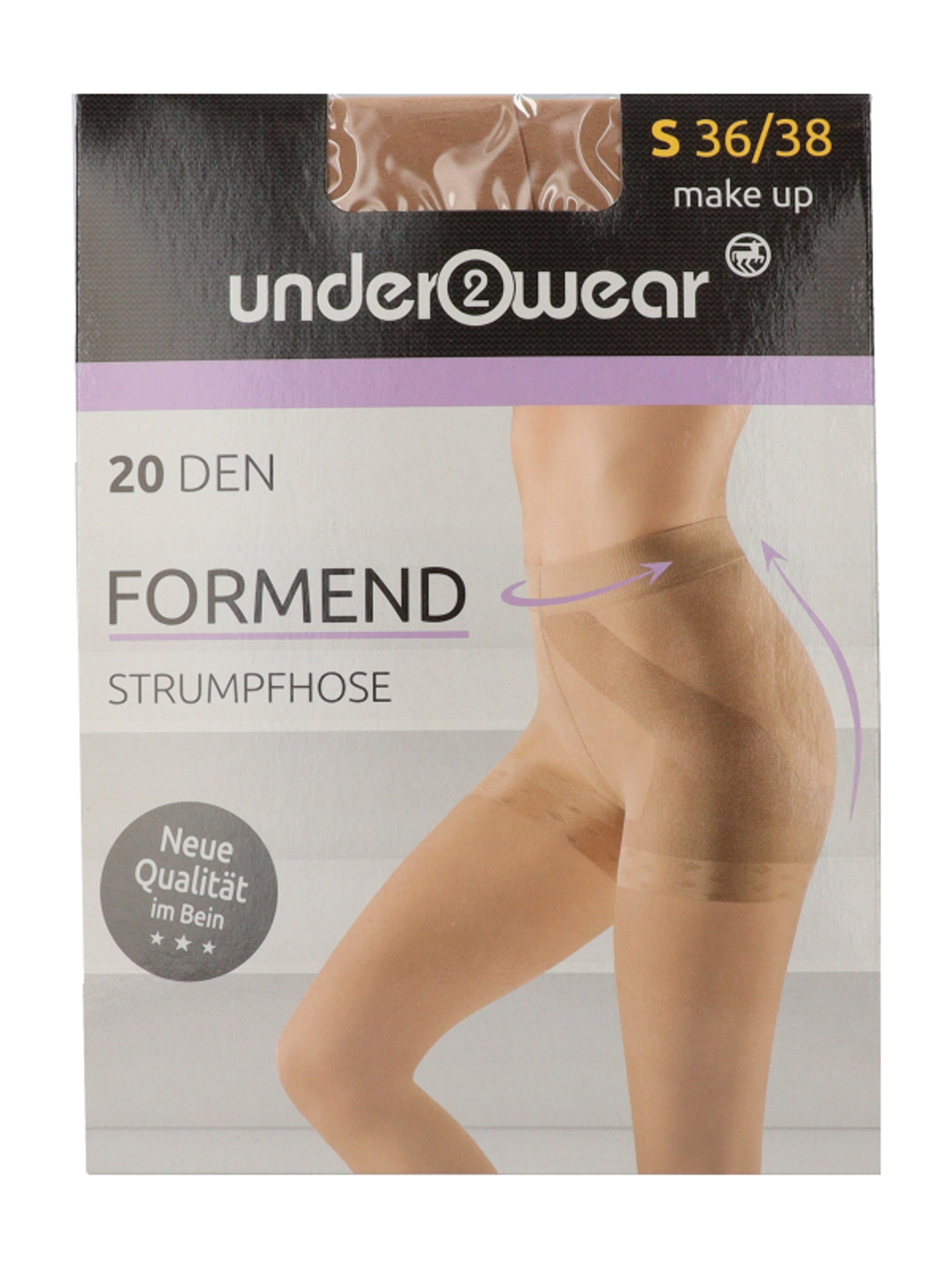 Underwear Formed Make Up alakformáló harisnya 20 Den Amber S - 1 db-1