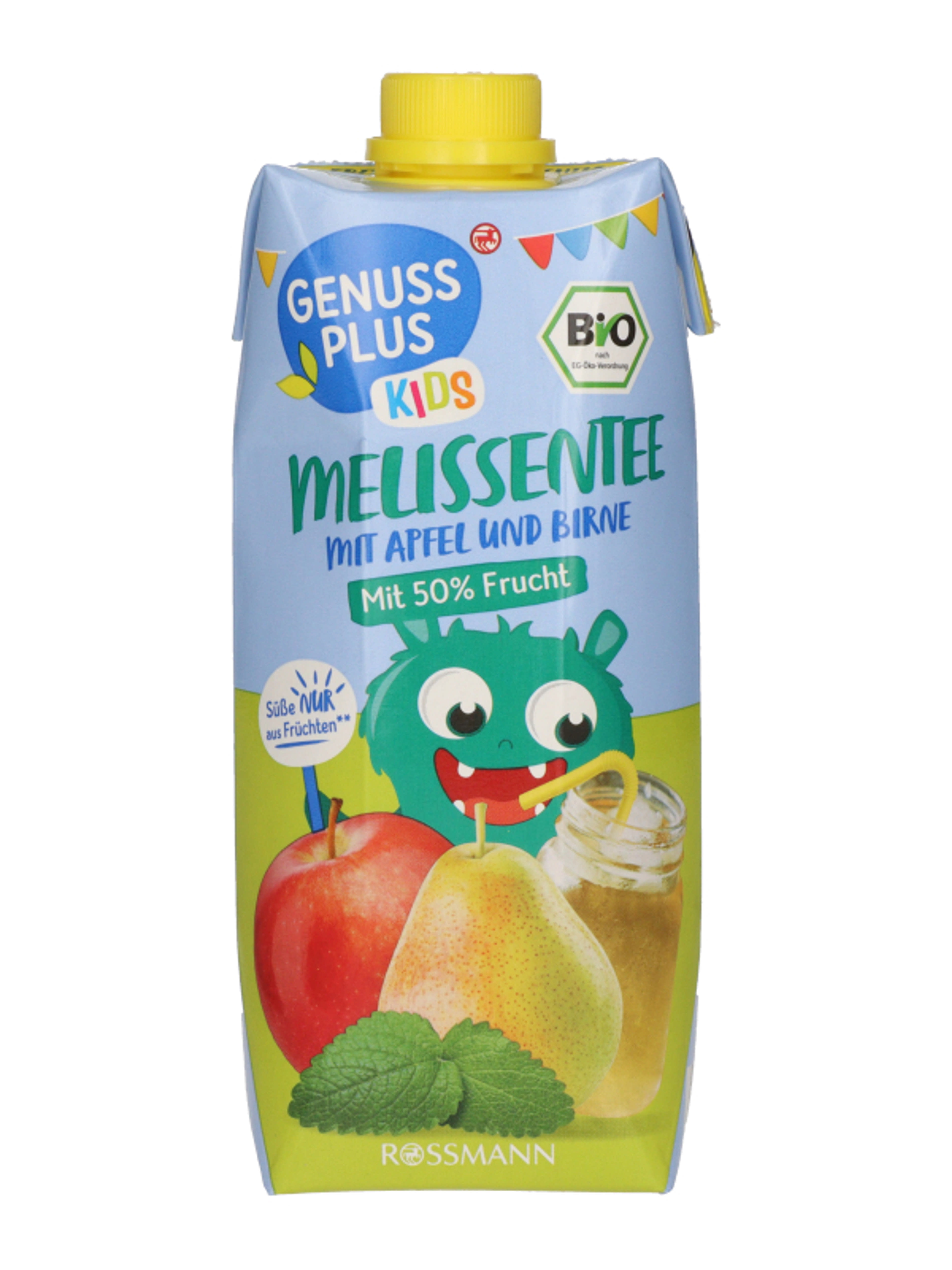 Genuss Plus Kids Melissen tea alma-körte 3 hónapos kortól -  500 ml
