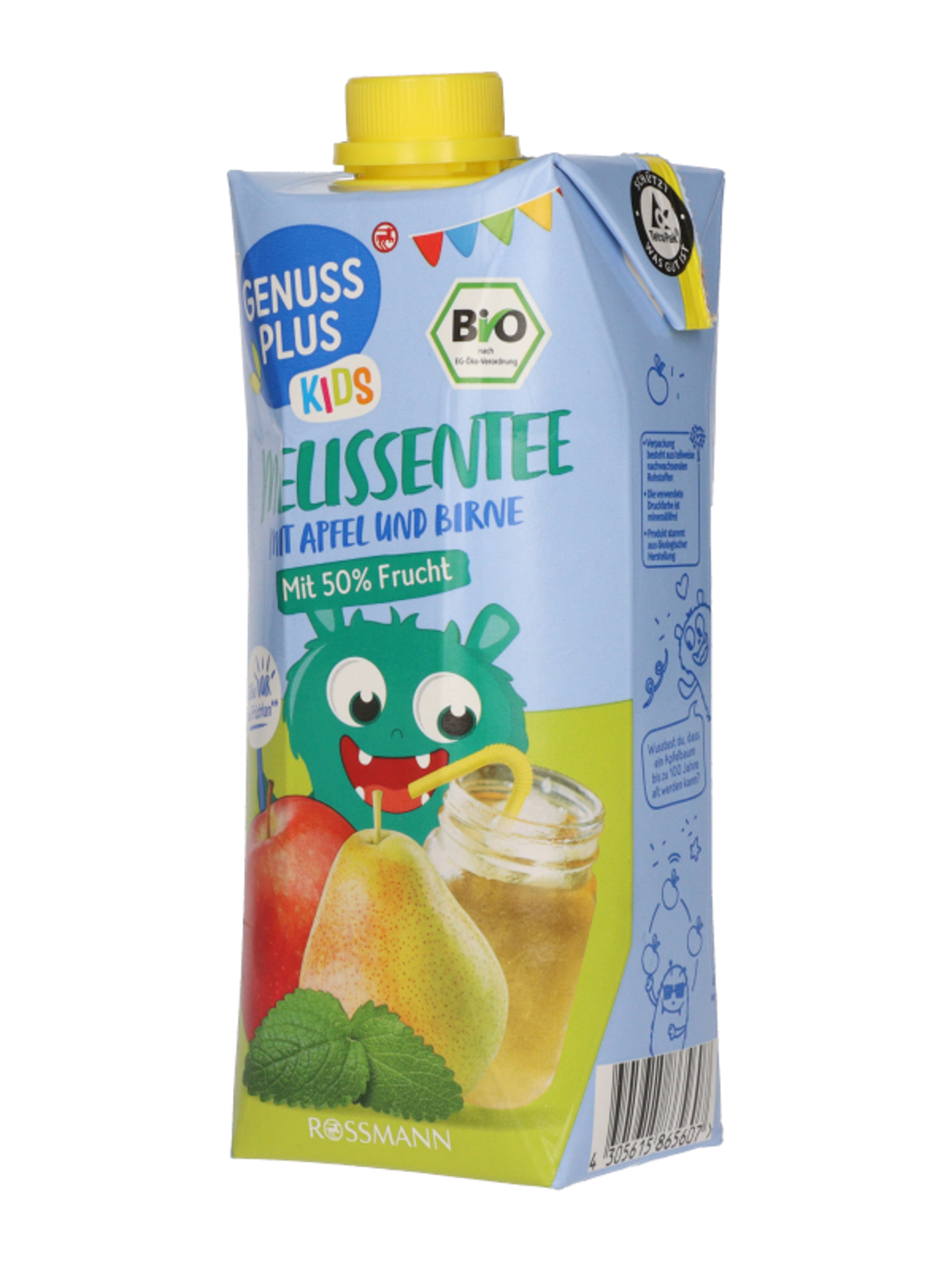 Genuss Plus Kids Melissen tea alma-körte 3 éves kortól -  500 ml-3