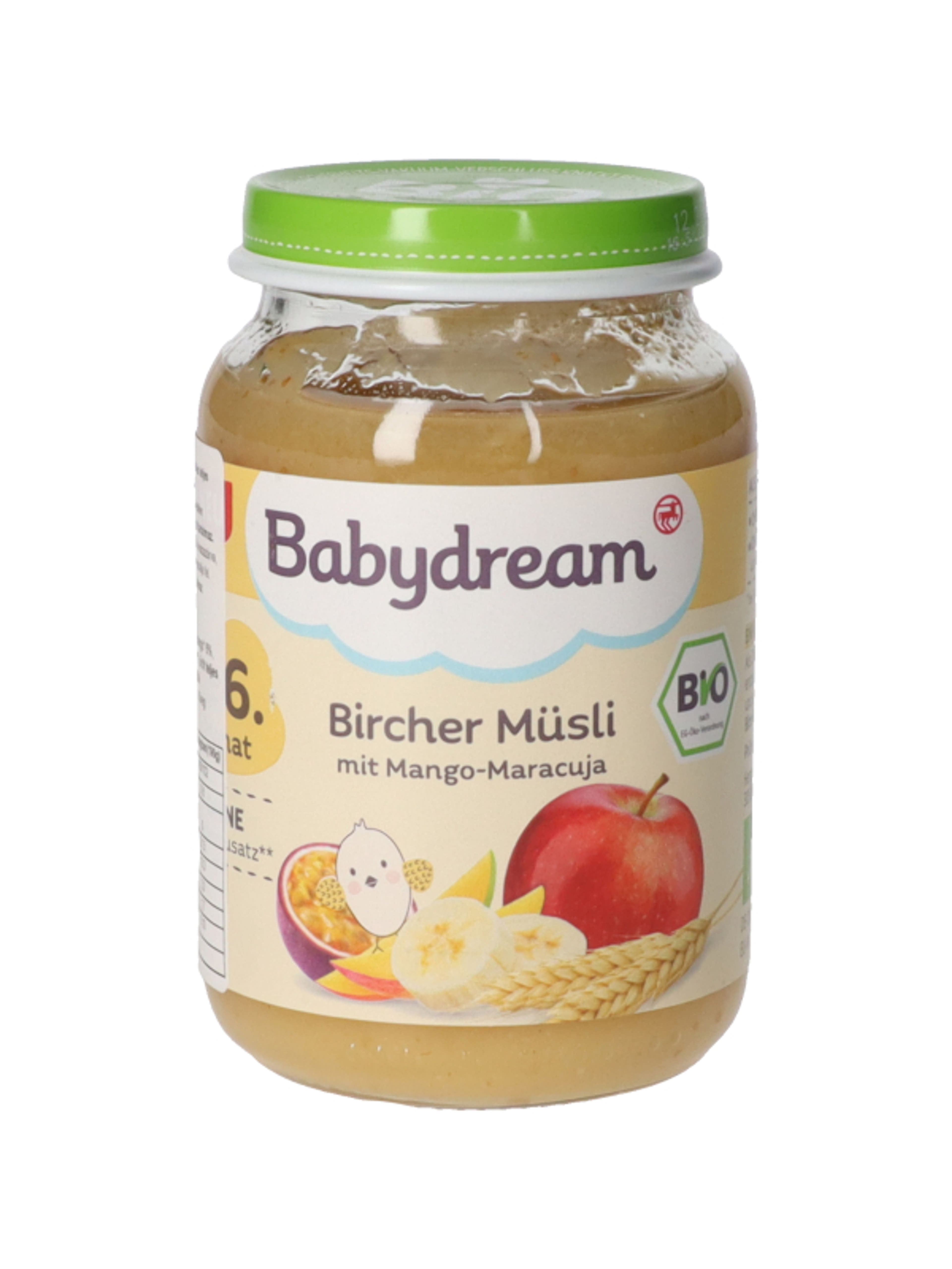 Babydram Bio müzli, mangó és maracuja  6 hónapos kortól - 190 g