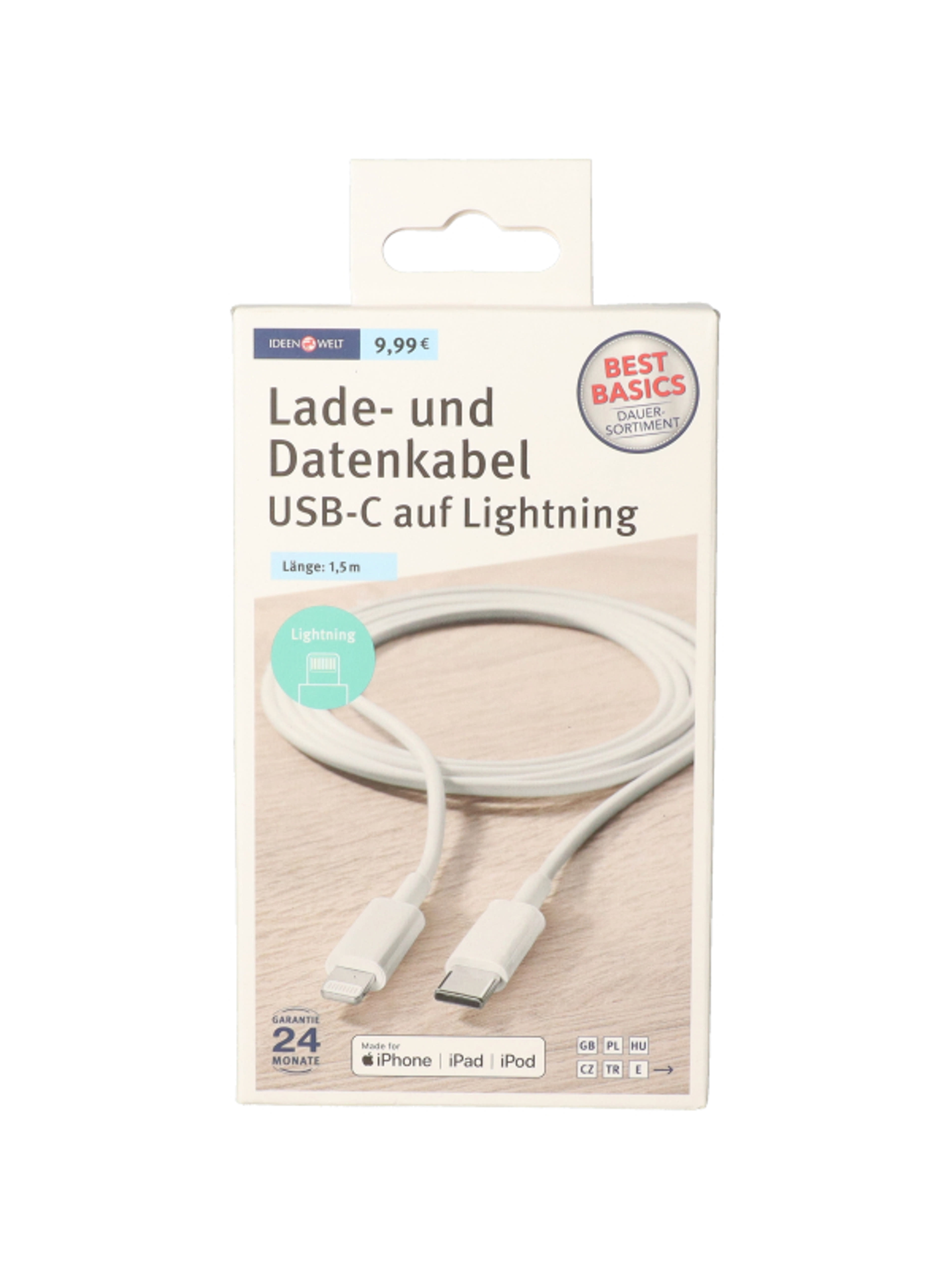 Ideen Welt töltő - és adatkábel - 1 db
