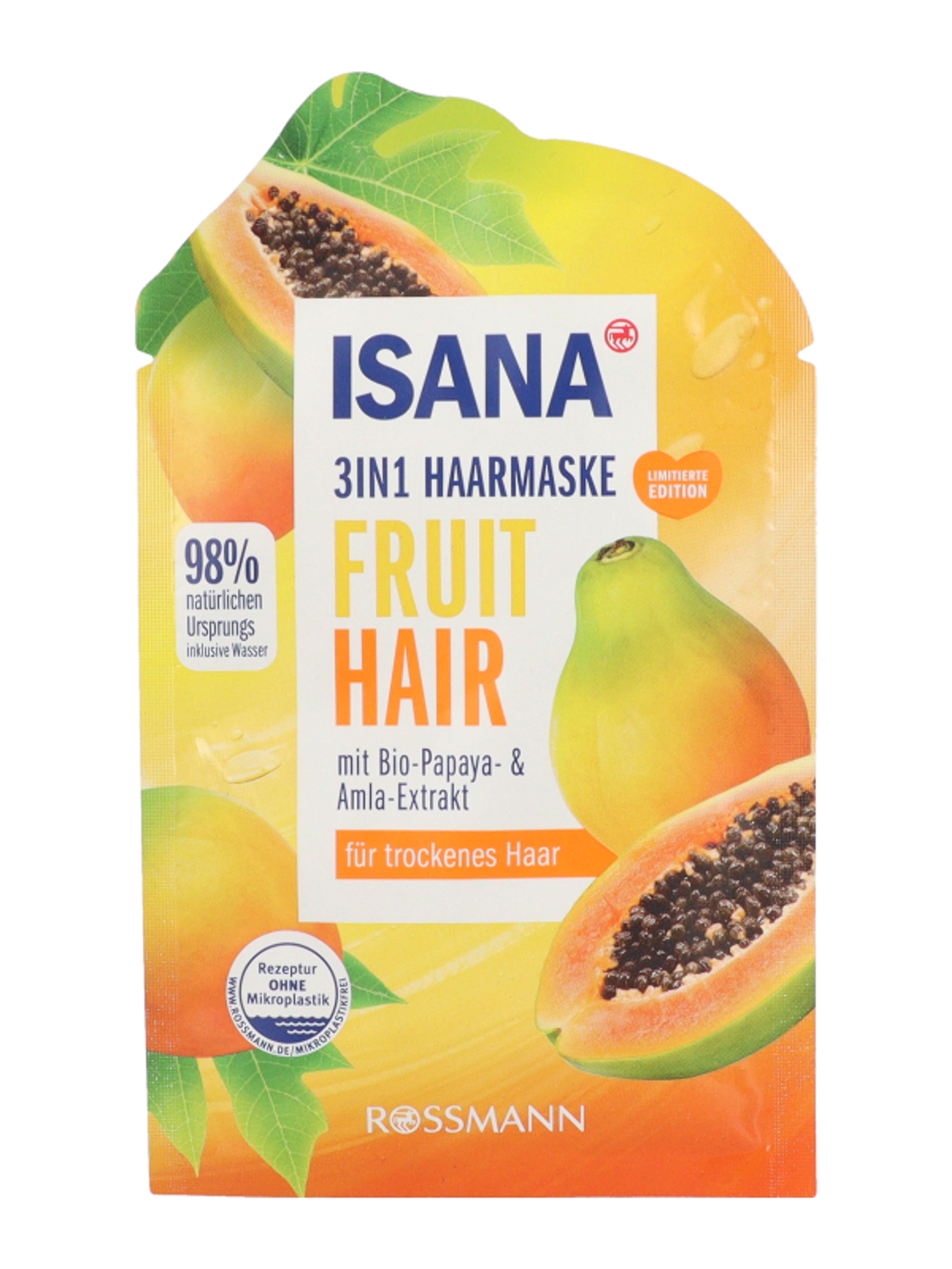 Isana Hair Fruit hajmaszk, papaya - 20 ml-2