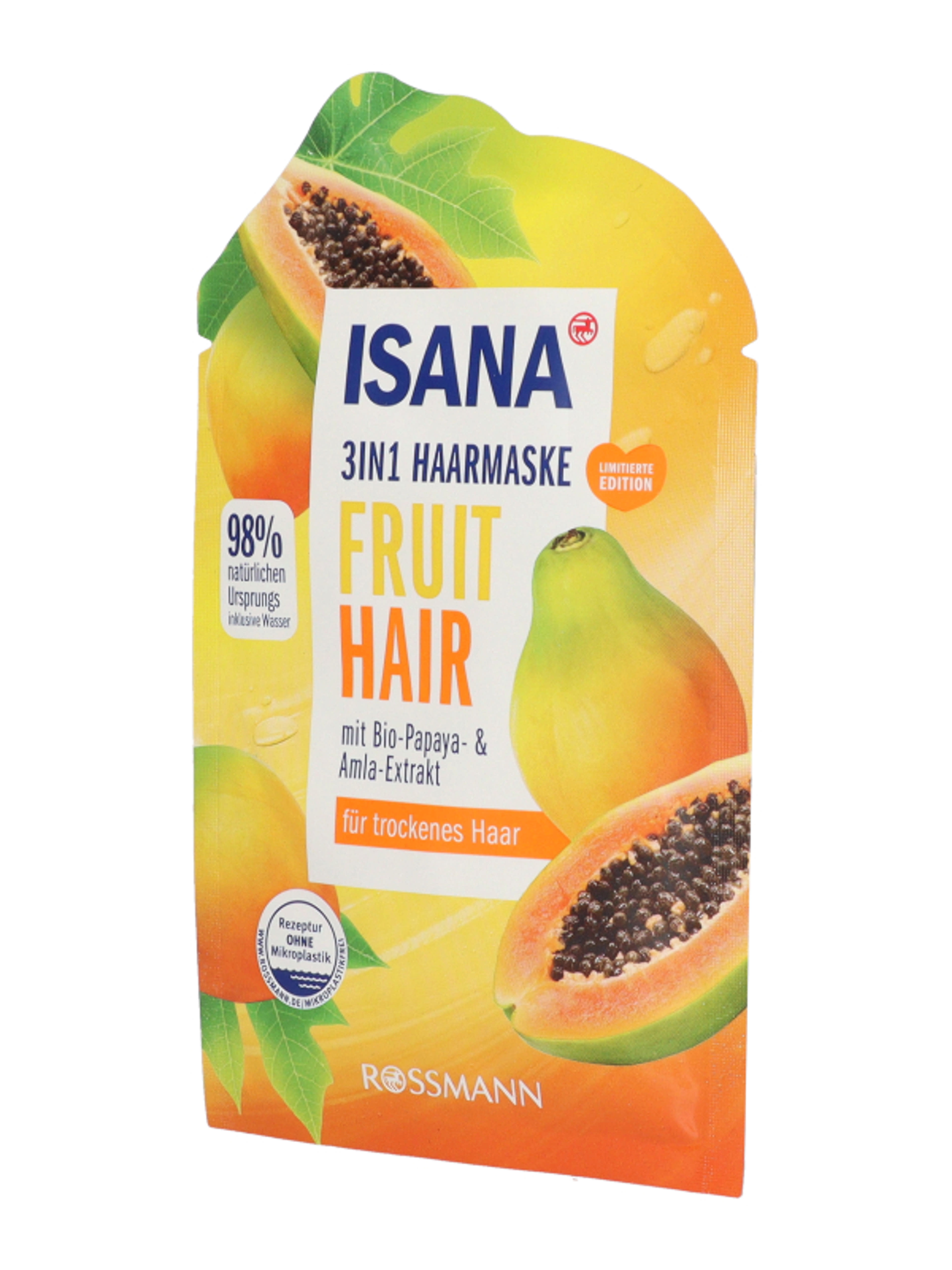 Isana Hair Fruit hajmaszk, papaya - 20 ml-3