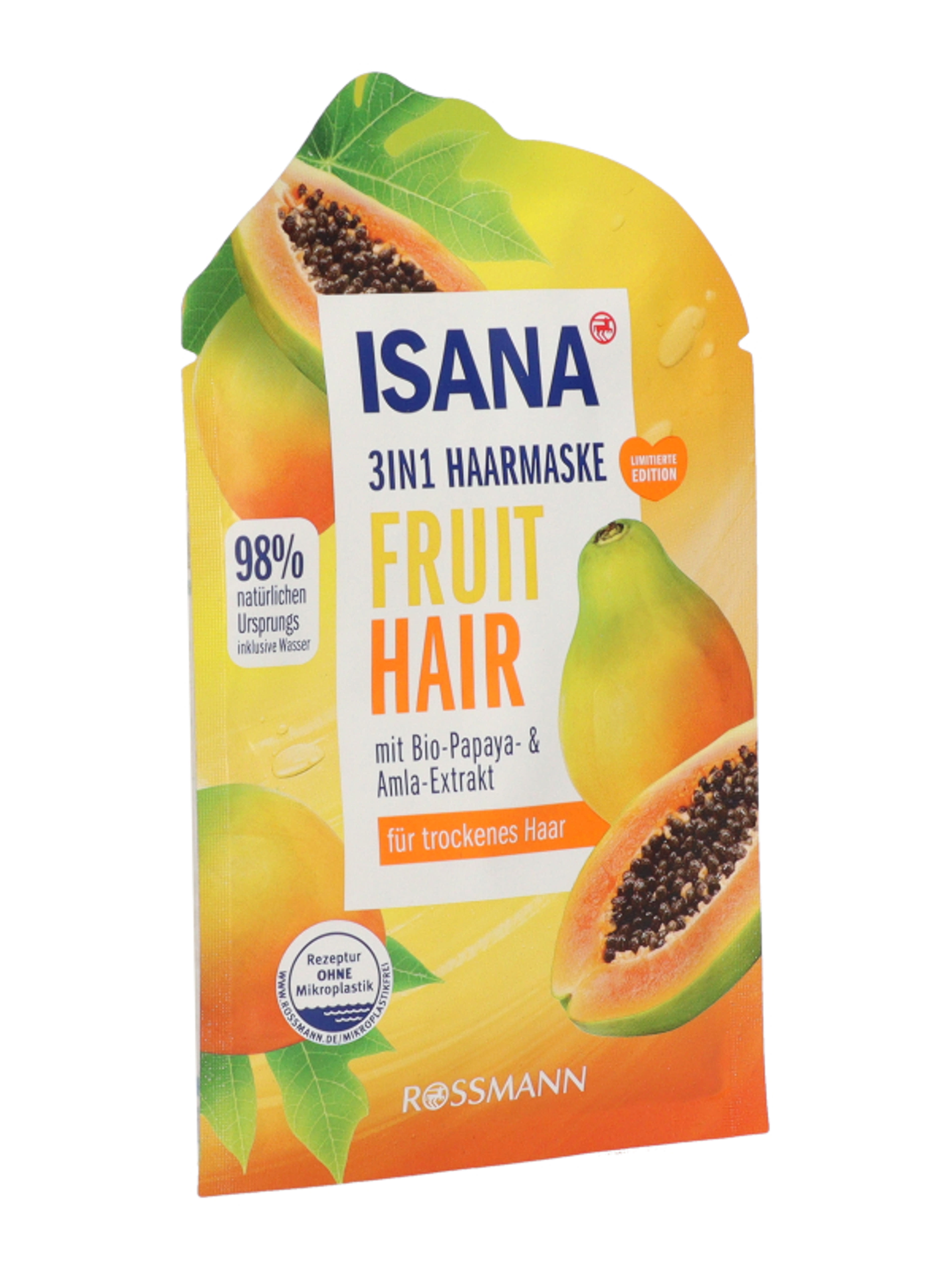 Isana Hair Fruit hajmaszk, papaya - 20 ml-4