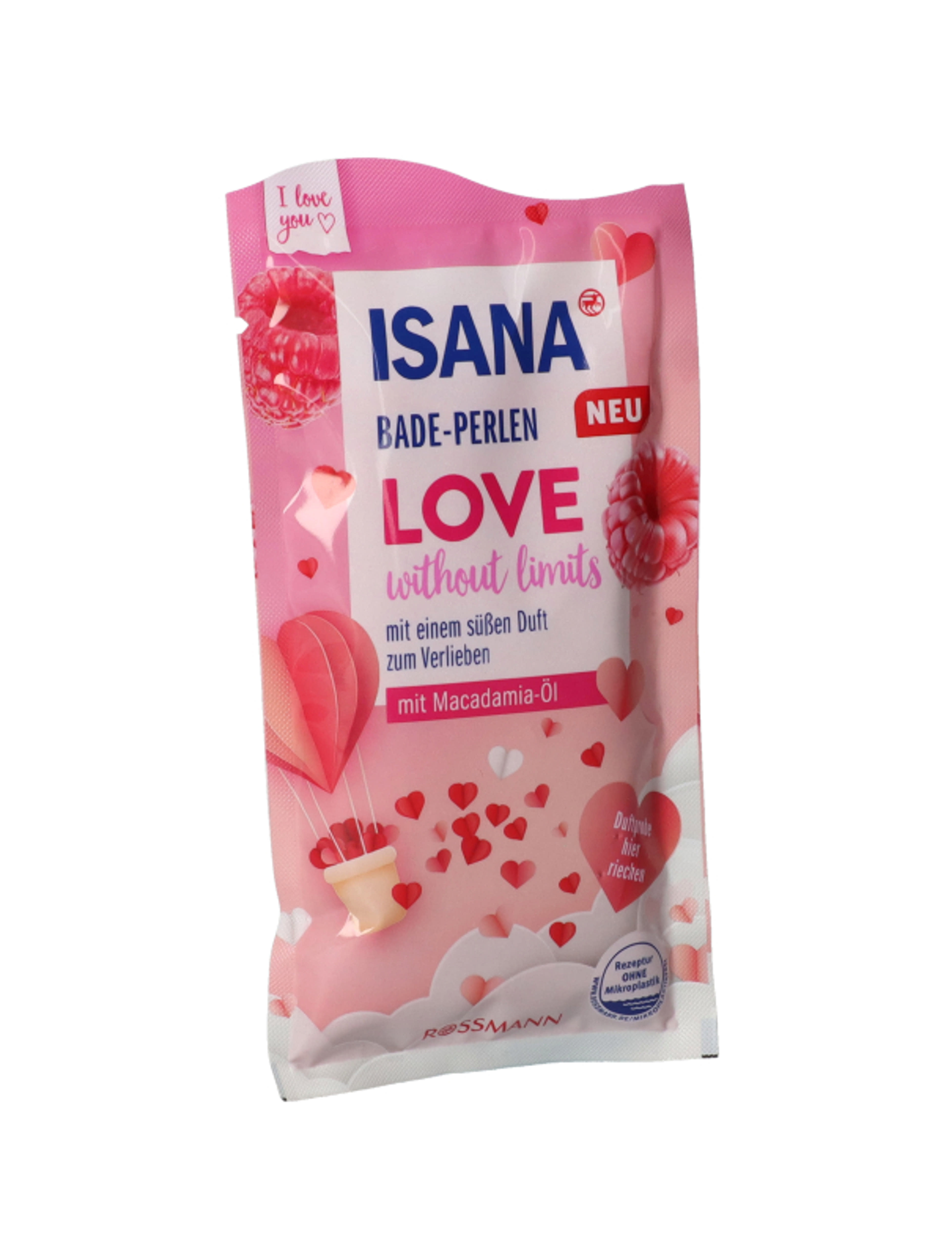 Isana Love Without Limits fürdőgyönyg - 60 g-2