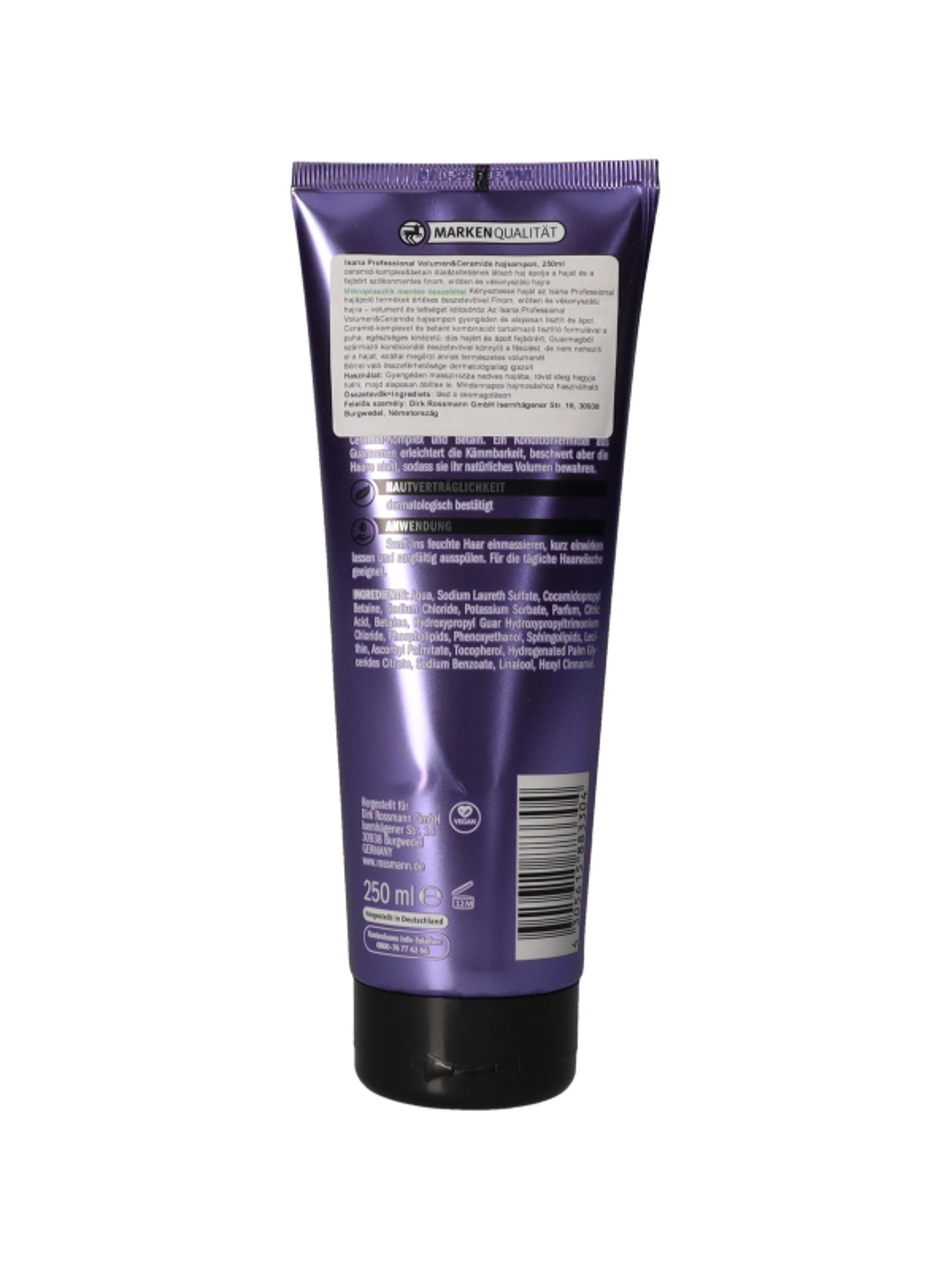 Isana Hair Professional Volume&Ceramide sampon - 250 ml-3