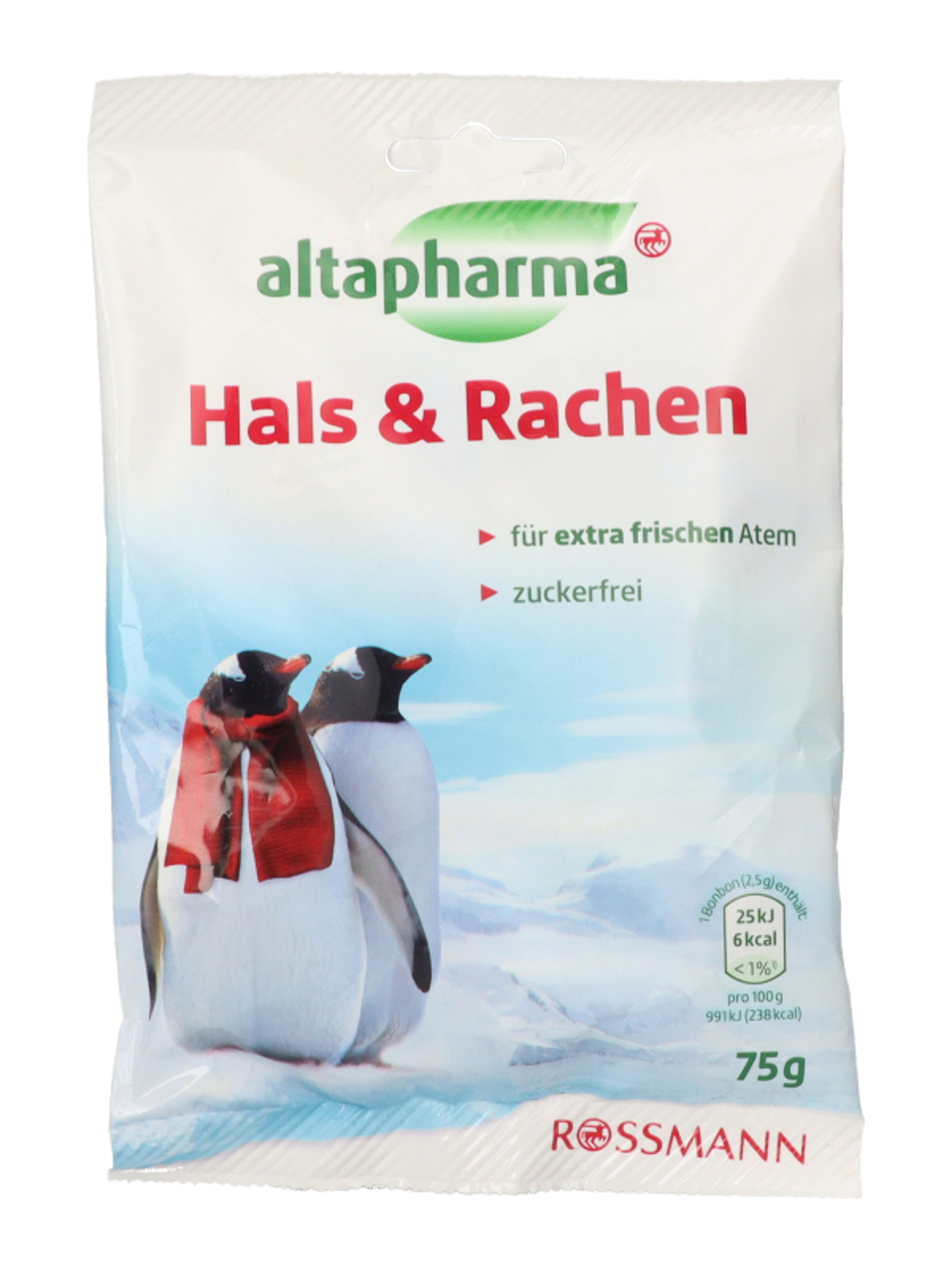 Altapharma mentolos torokcukorka édesítőszerekkel - 75 g-2