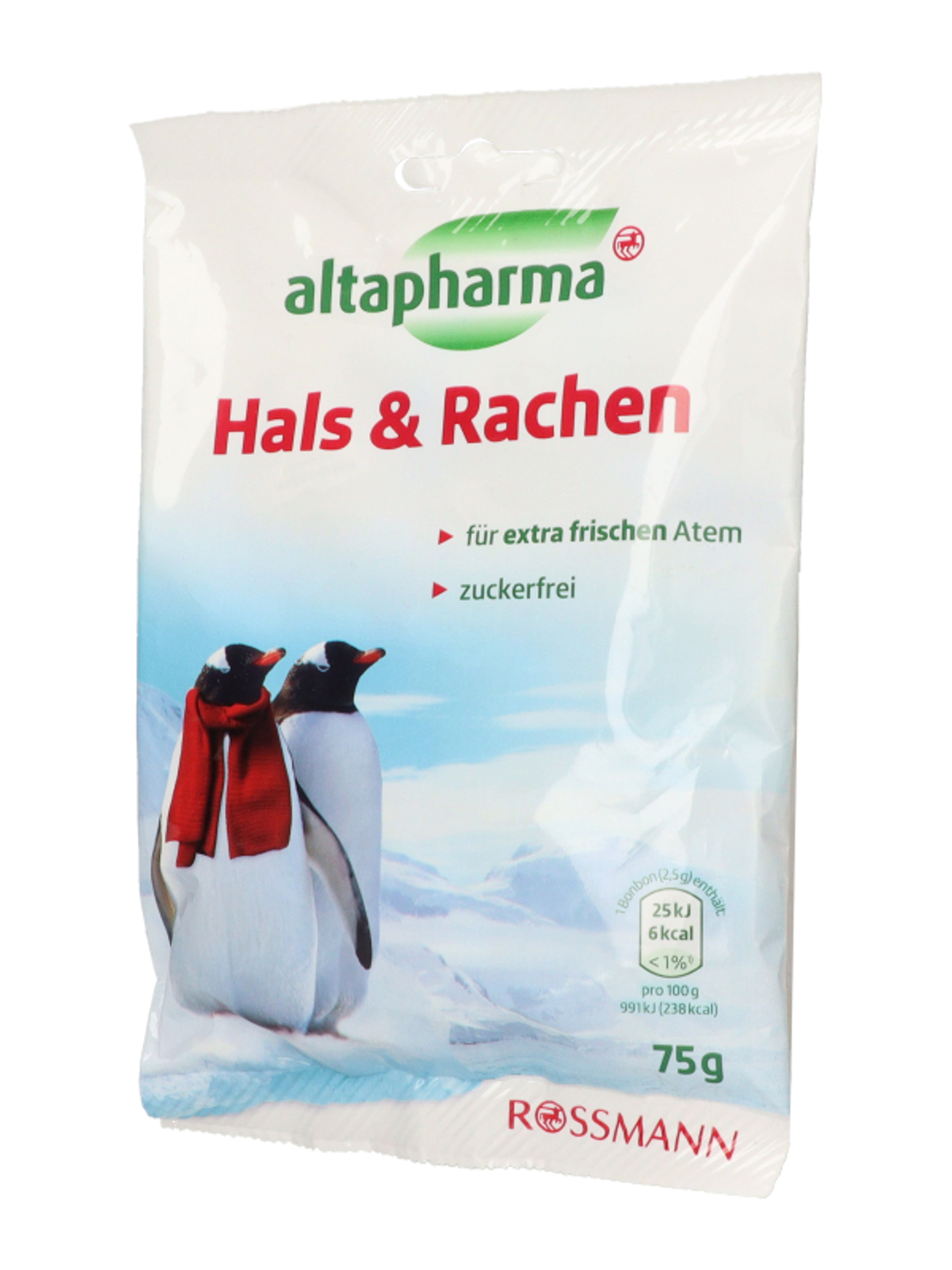 Altapharma mentolos torokcukorka édesítőszerekkel - 75 g-3