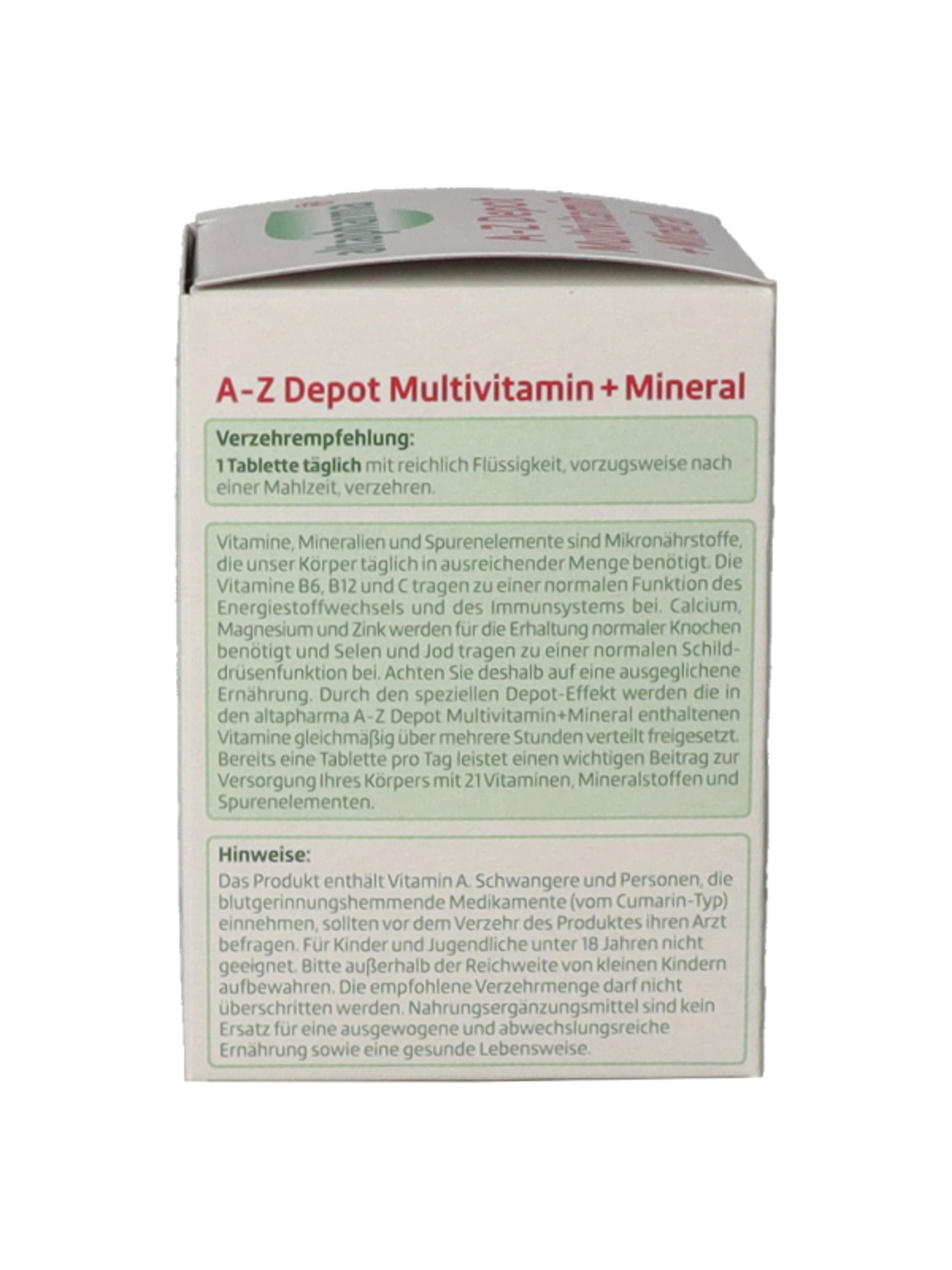 Altapharma A-Z Multivitamin Tabletta - 100 db-3