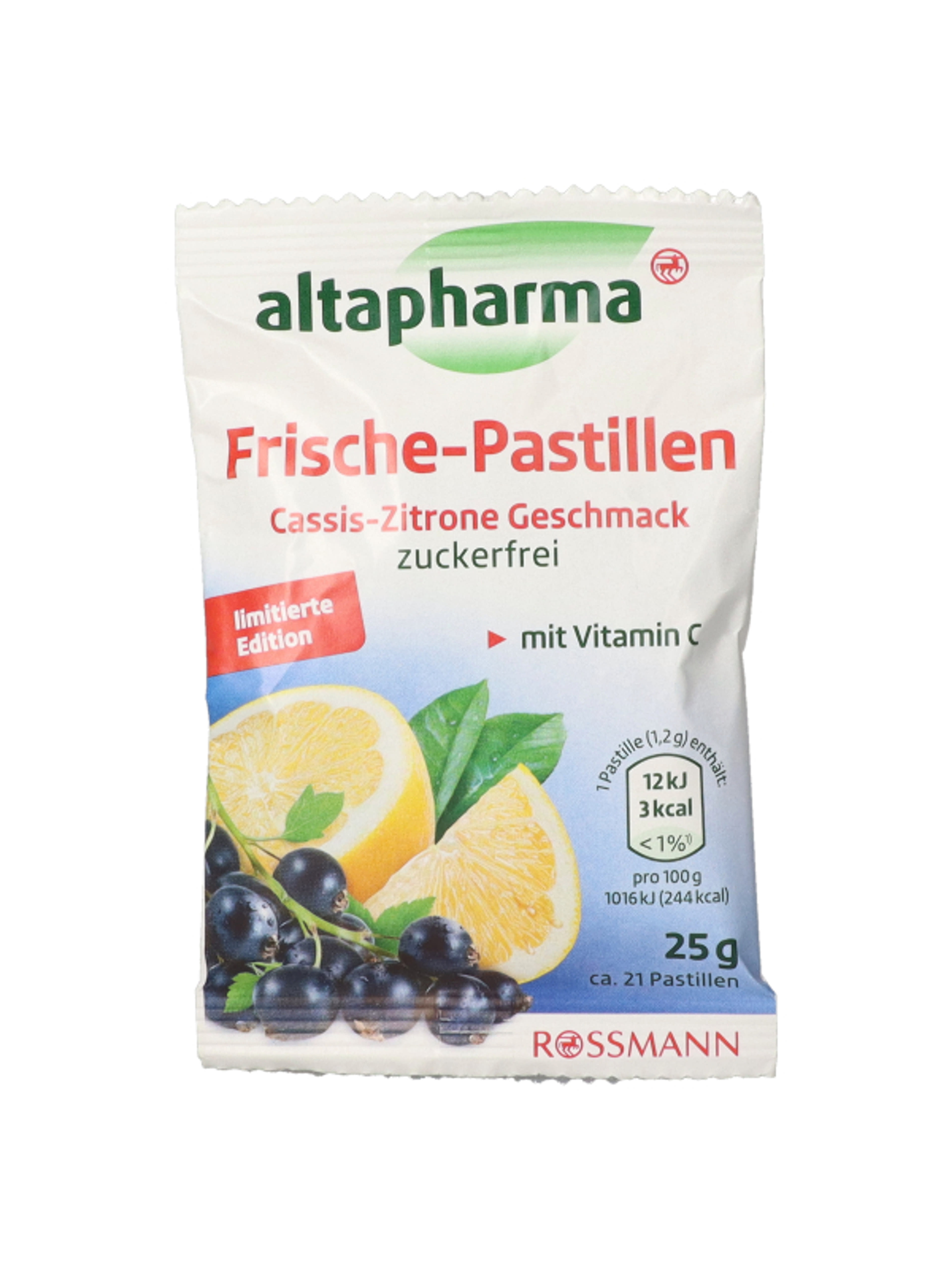 Altapharma frissítő cukorka, feketeribizli - citrom 25 g-1