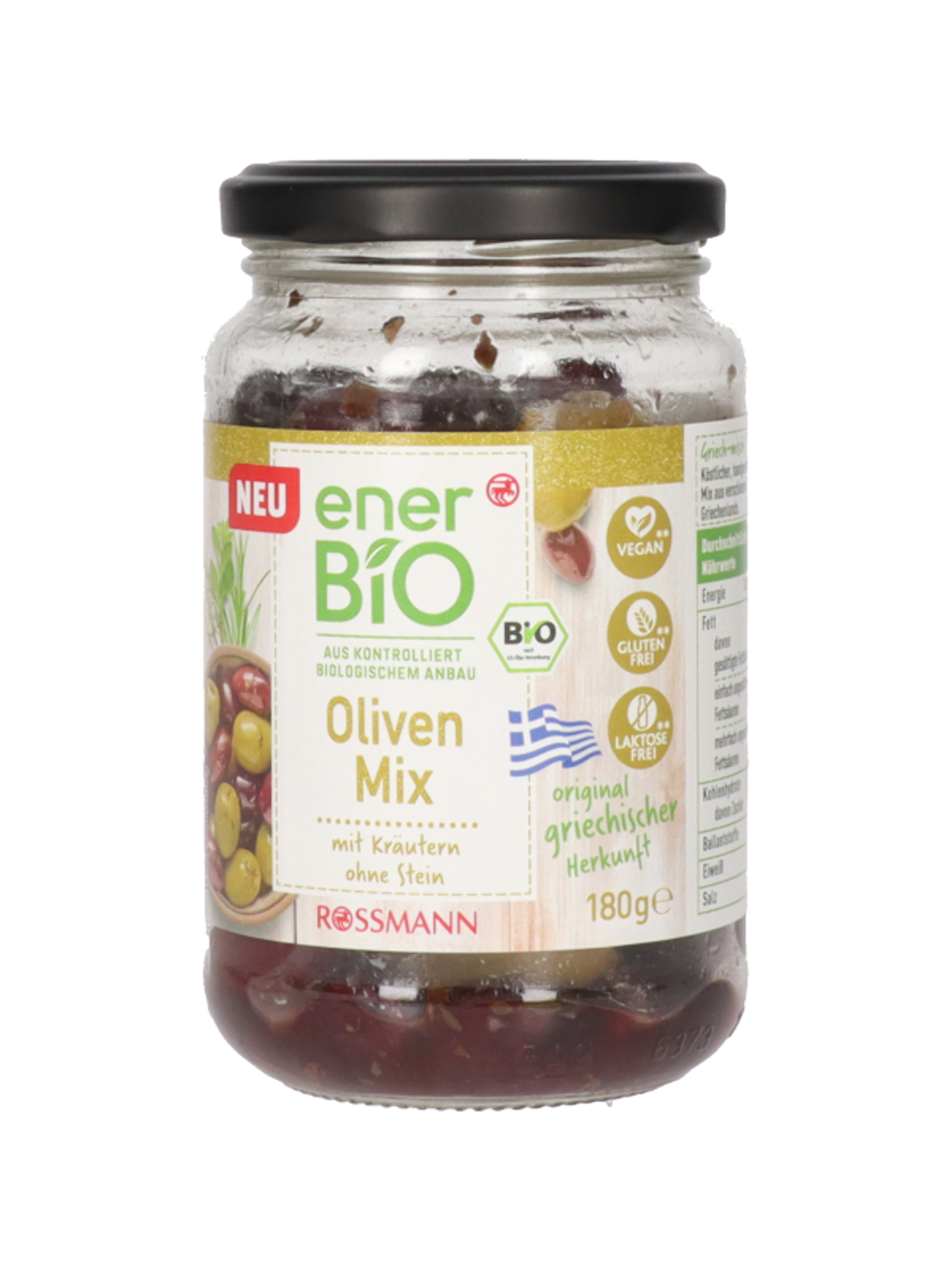 Ener-Bio Oliven Mix kalamata és zöld olívabogyó- 350 g-4