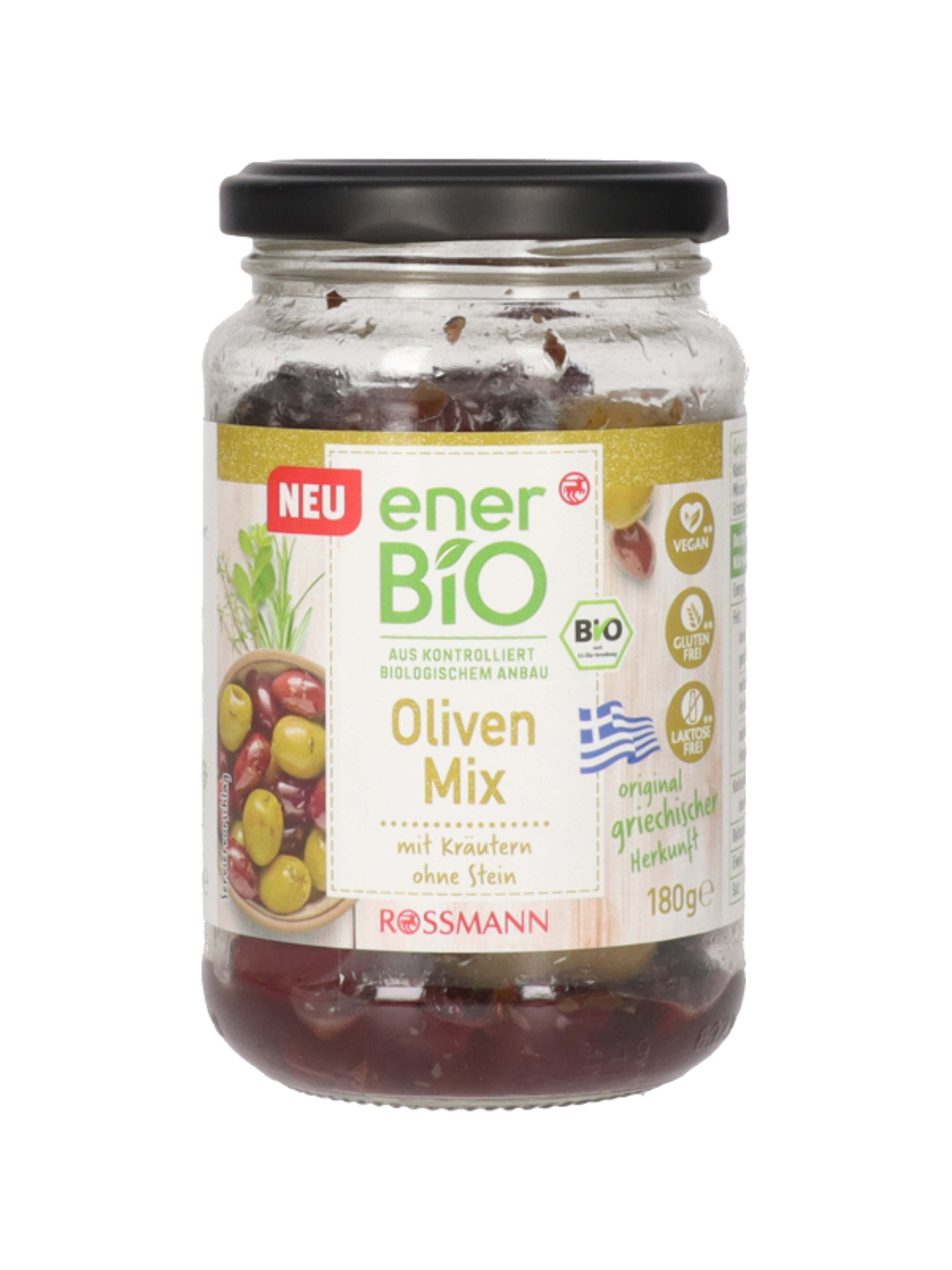 Ener-Bio Oliven Mix kalamata és zöld olívabogyó- 350 g