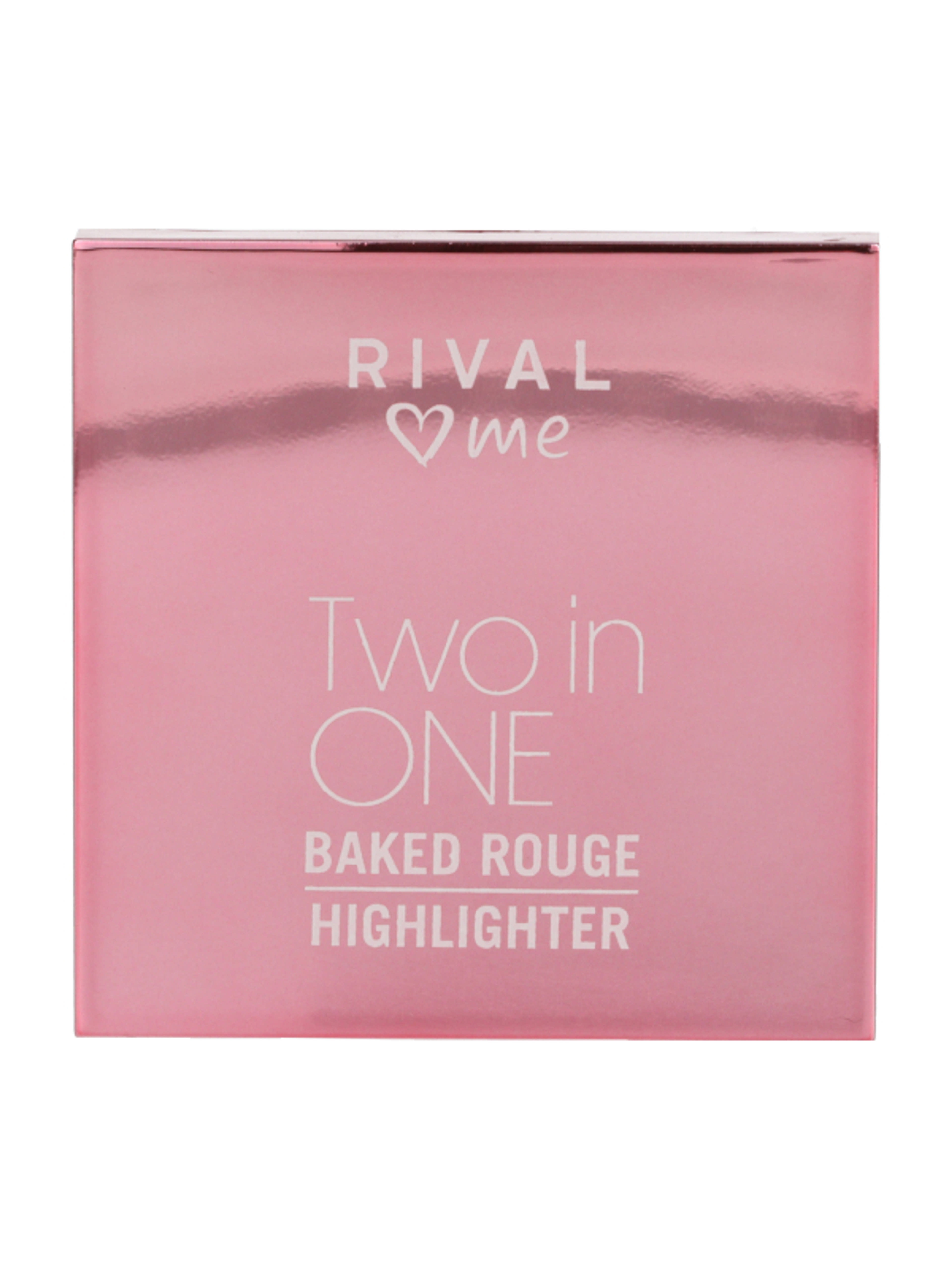 Rival Loves Me Two In One Baked Rouge highlighter /01 - 1 db-2