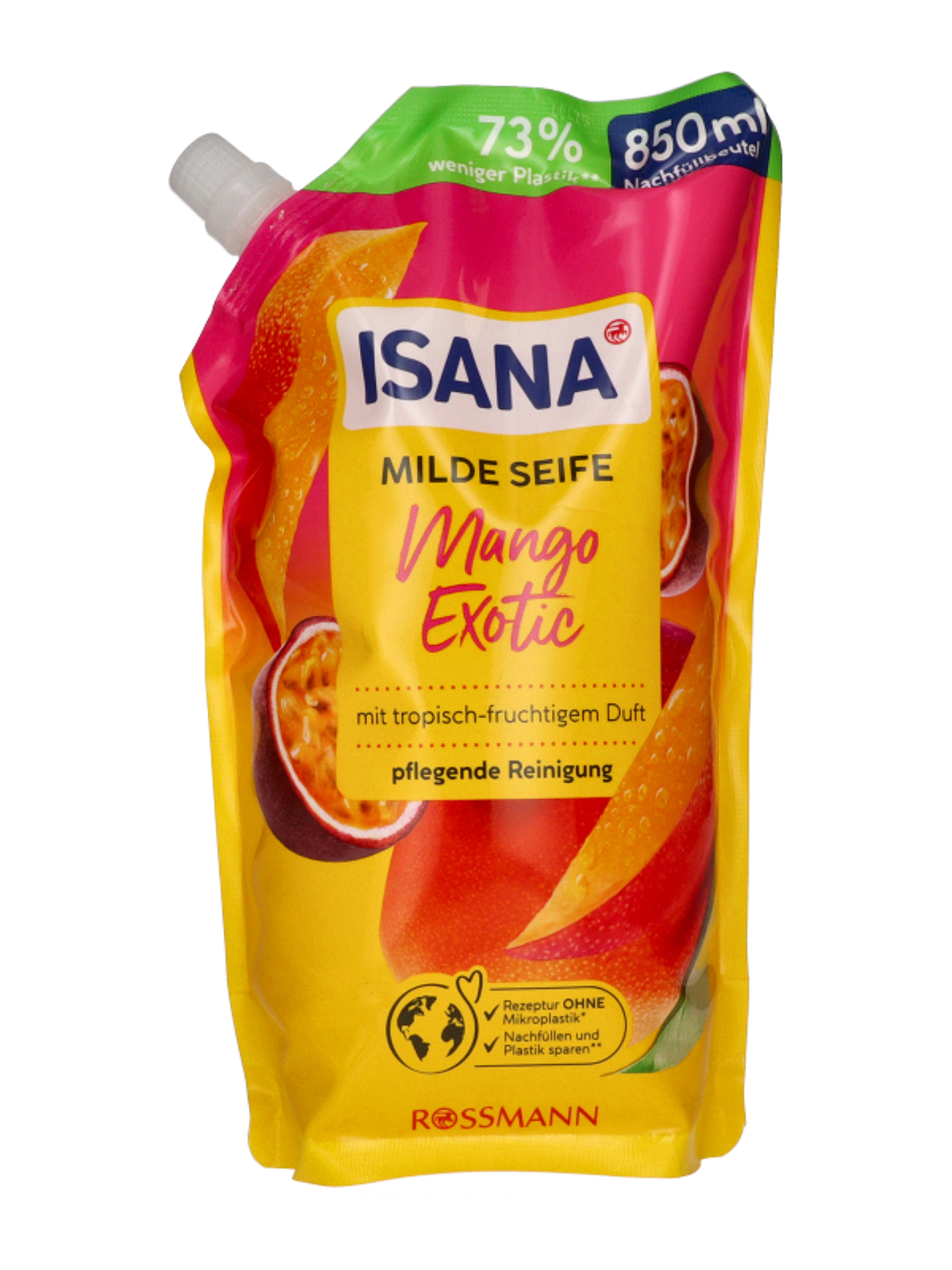 Isana Mango Exotic folyékony szappan utántöltő - 850 ml