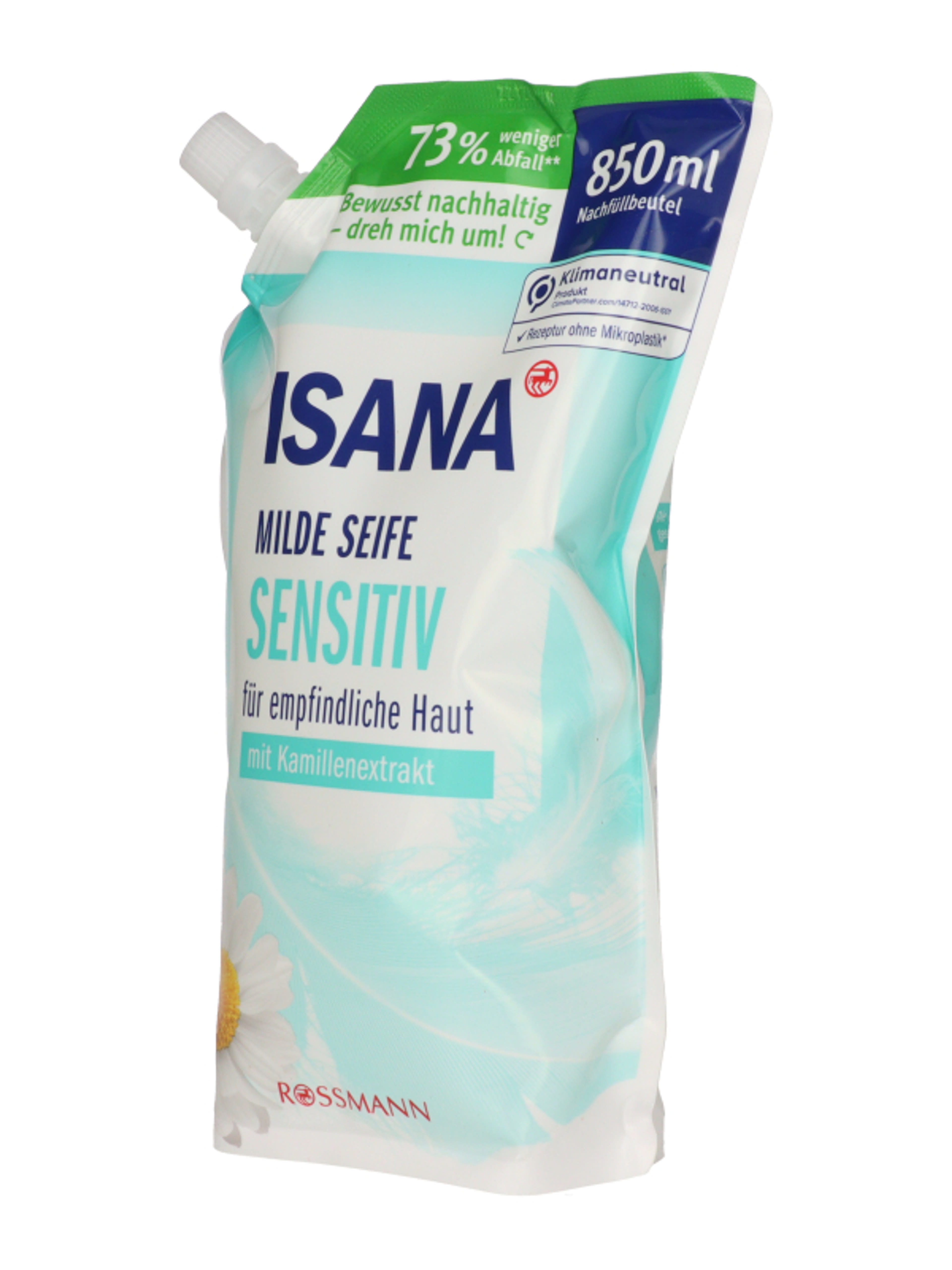 Isana Sensitiv folyékony szappan utántöltő - 850 ml-3