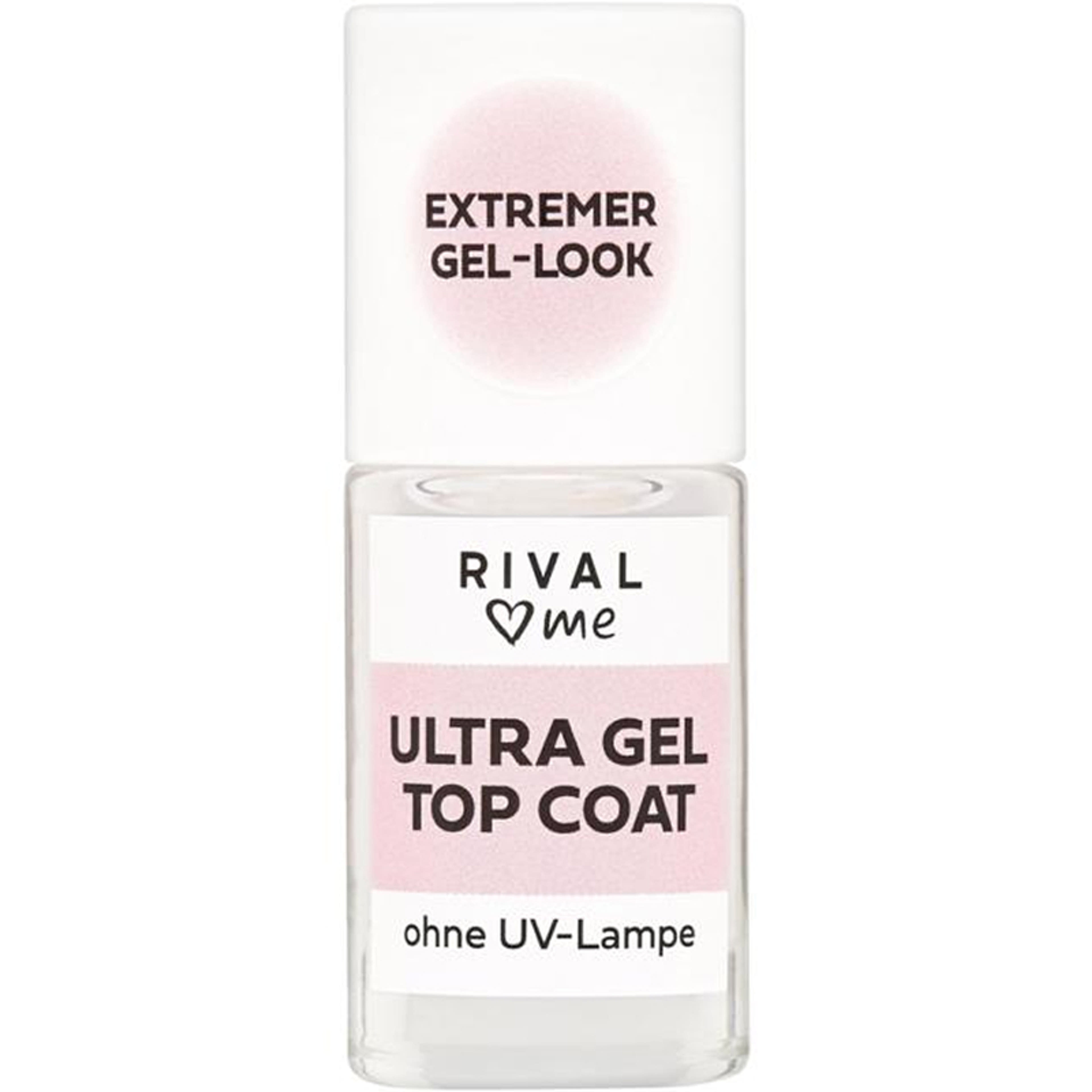 Rival Loves Me Ultra Gel Top Coat fedőlakk - 1 db