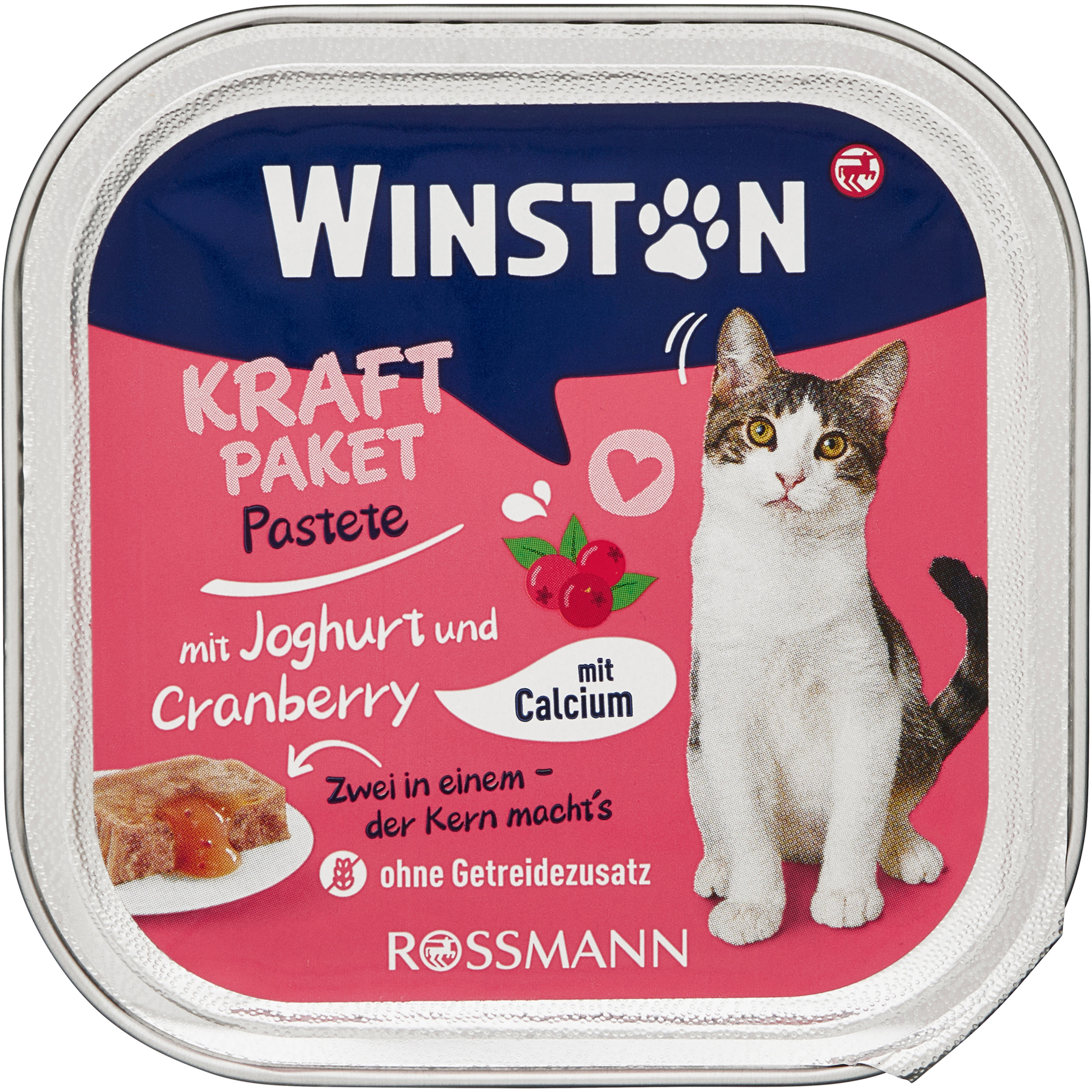 Winston alutál macskák számára joghurttal és áfonyával - 100 g