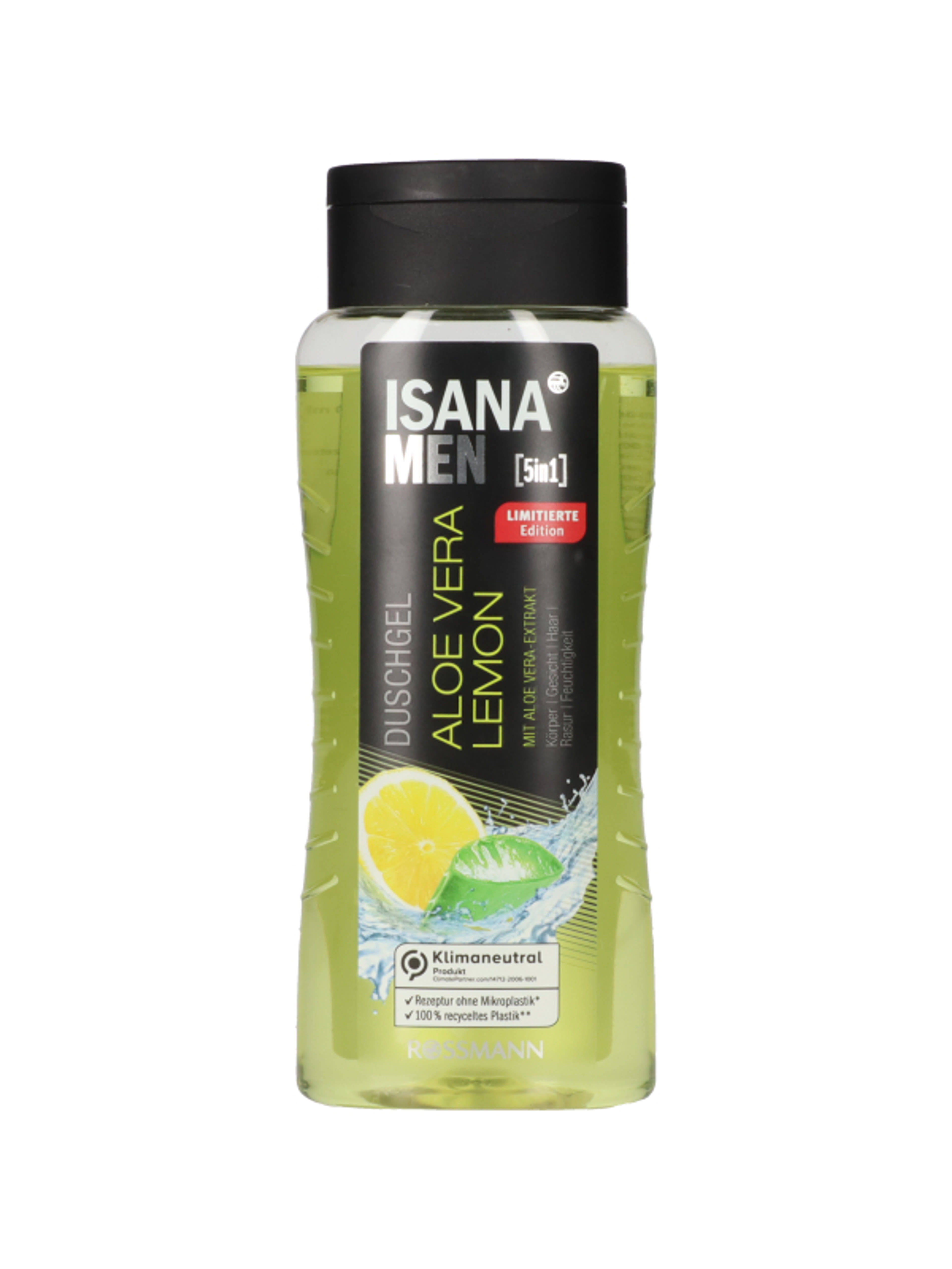 Isana Men 5in1 Aloe Vera & Lemon tusfürdő - 300 ml