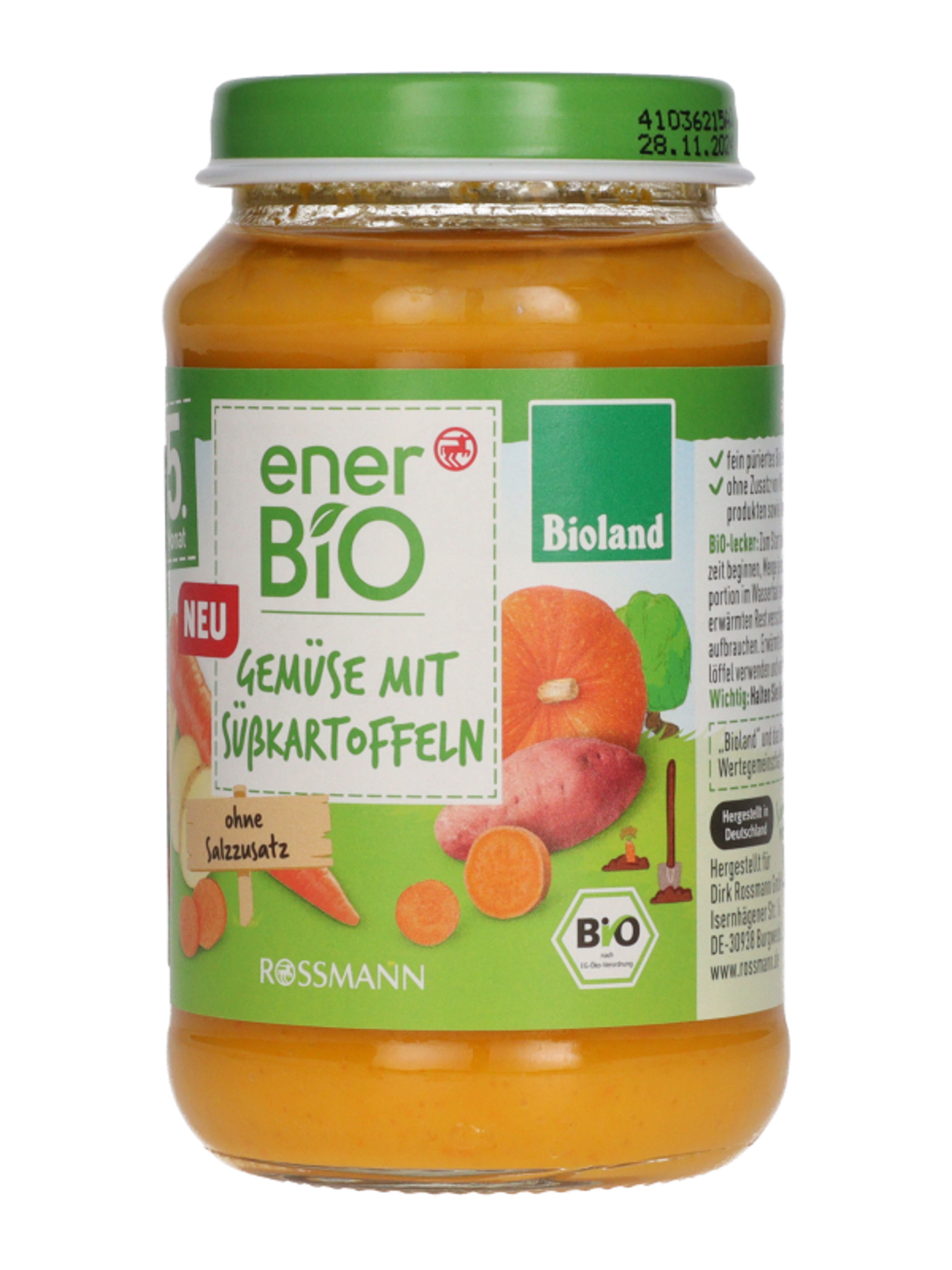 Ener-bio zöldséges készítmény burgonyával és édesburgonyával 5 hónapos kortól - 190 g-3