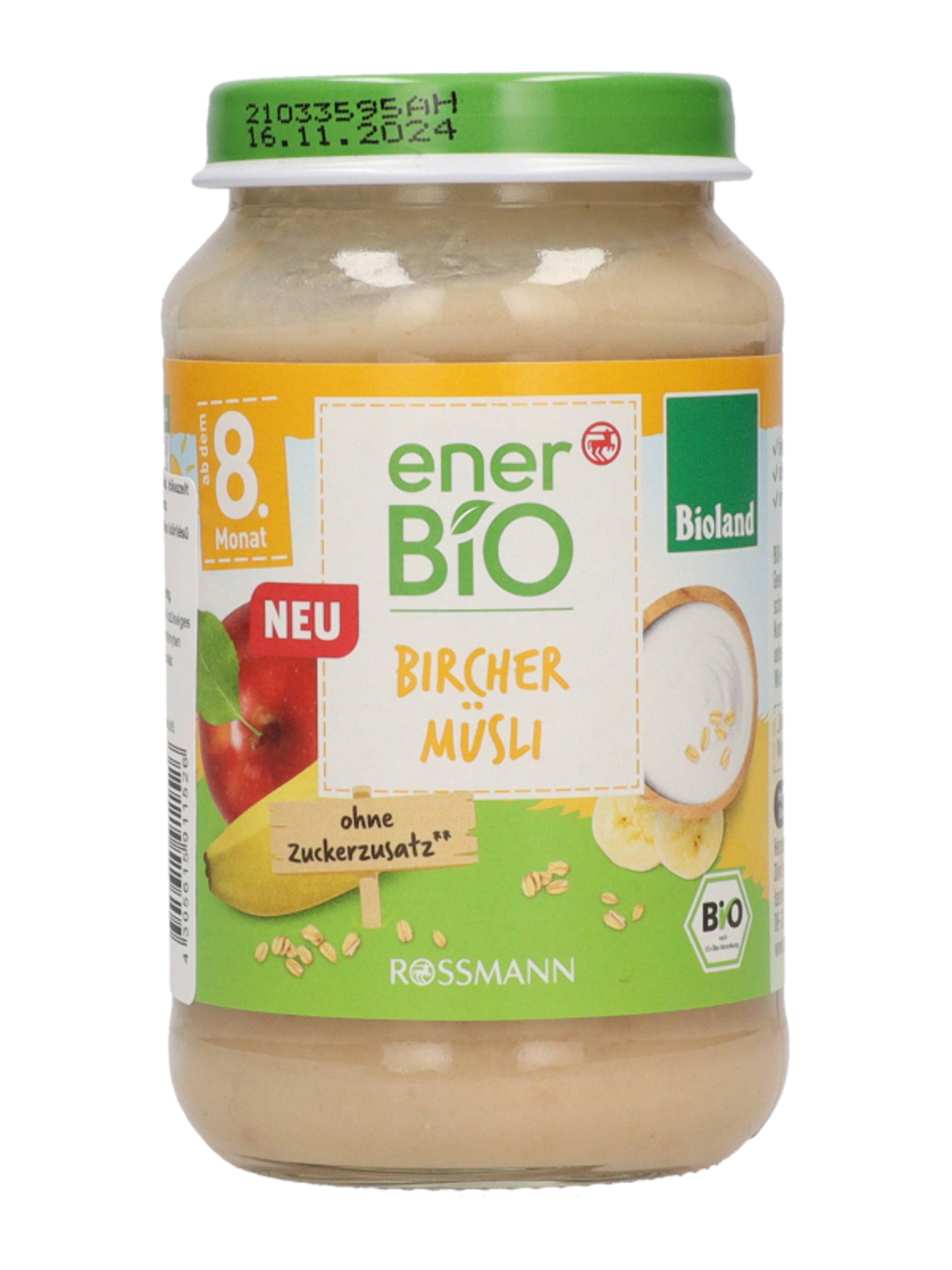 Ener-Bio Bircher gyümölcskészítmény joghurttal és teljes kiőrlésű gabonával 8 hónapos kortól - 190 g-2