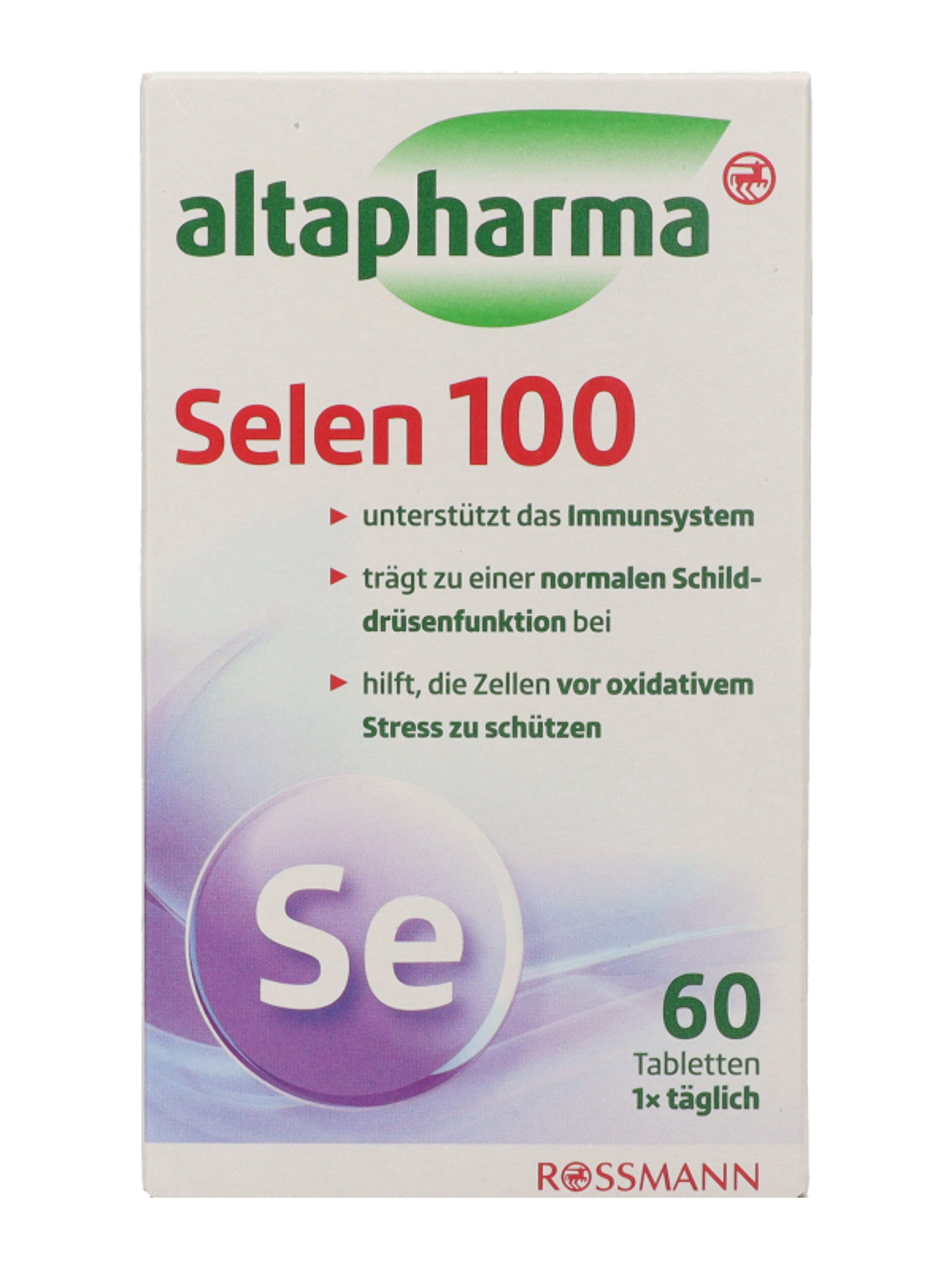 Altapharma Szelén 100 étrendkiegészítő tabletta -  60db-2