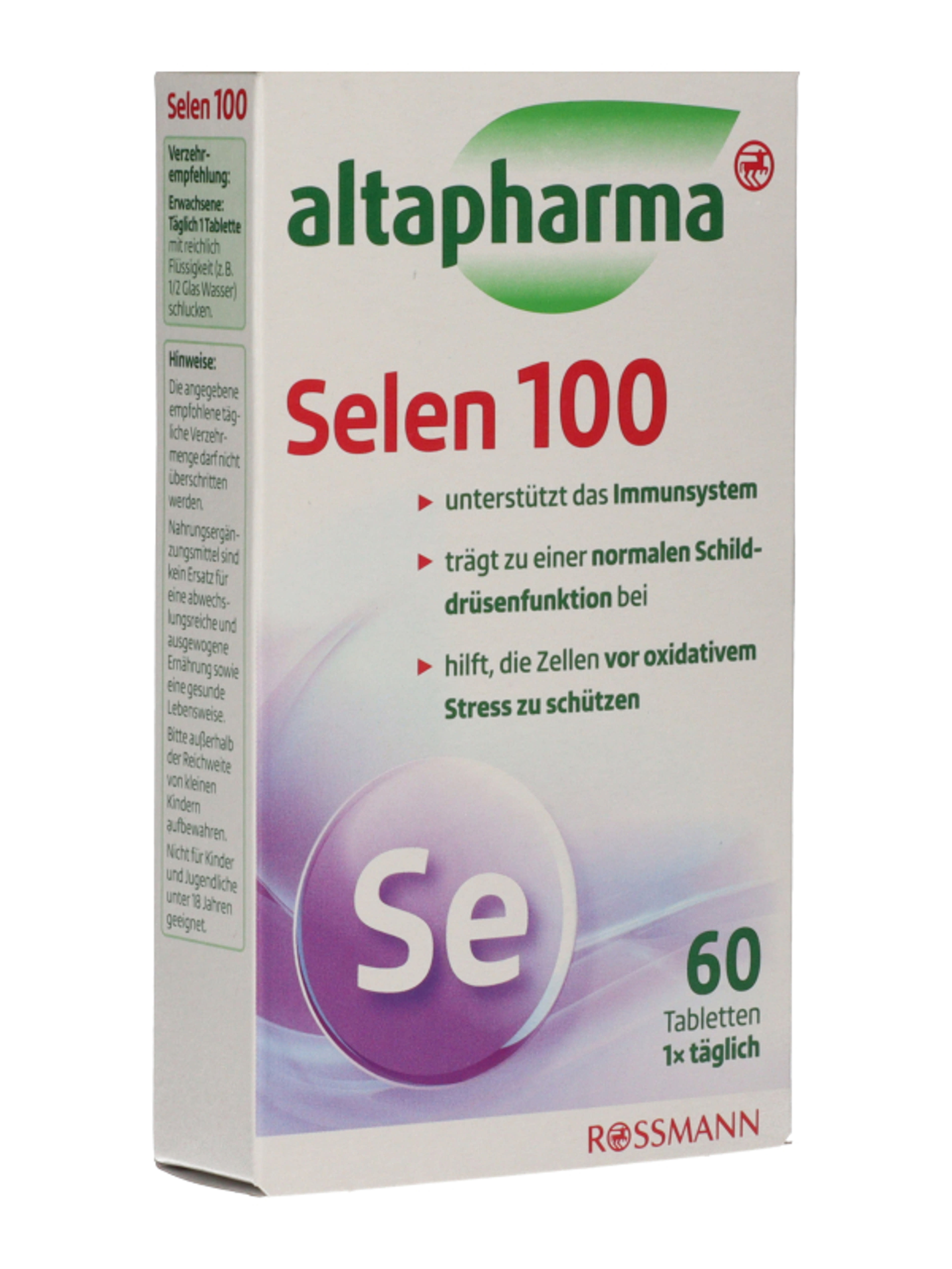 Altapharma Szelén 100 étrendkiegészítő tabletta -  60db-5