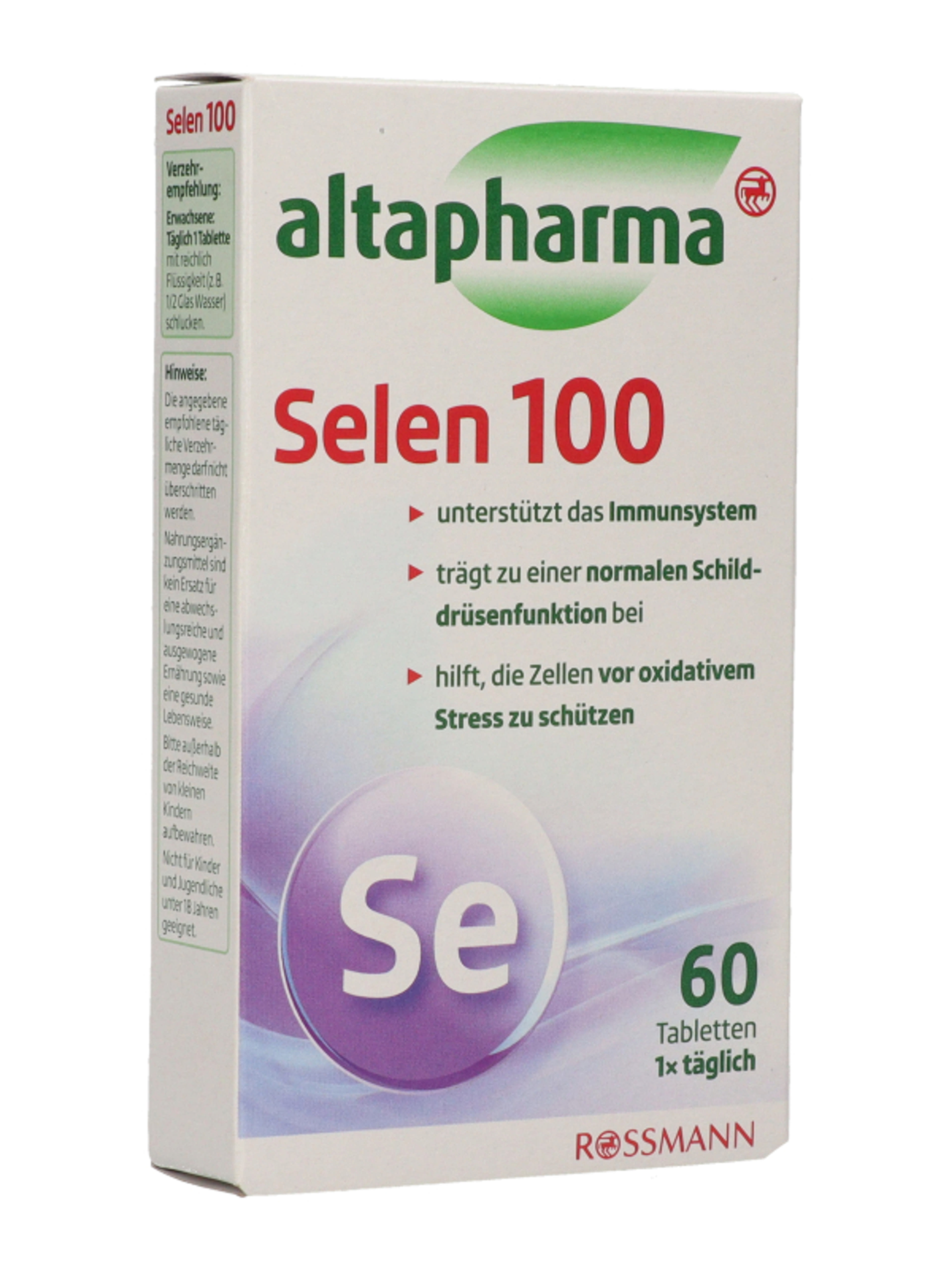 Altapharma Szelén 100 étrendkiegészítő tabletta -  60db-5