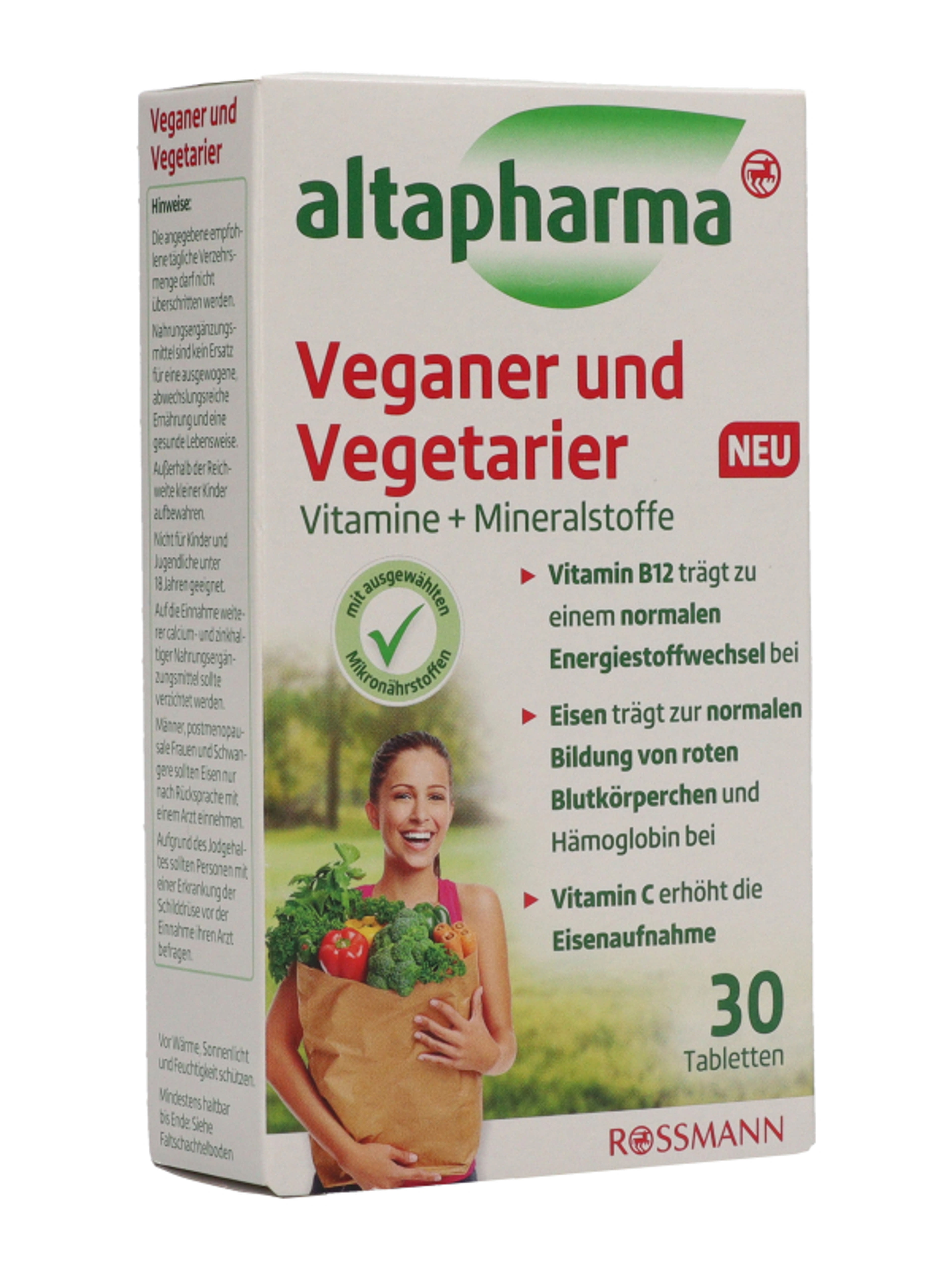 Altapharma Vegan Multivitamin - 30 db-5