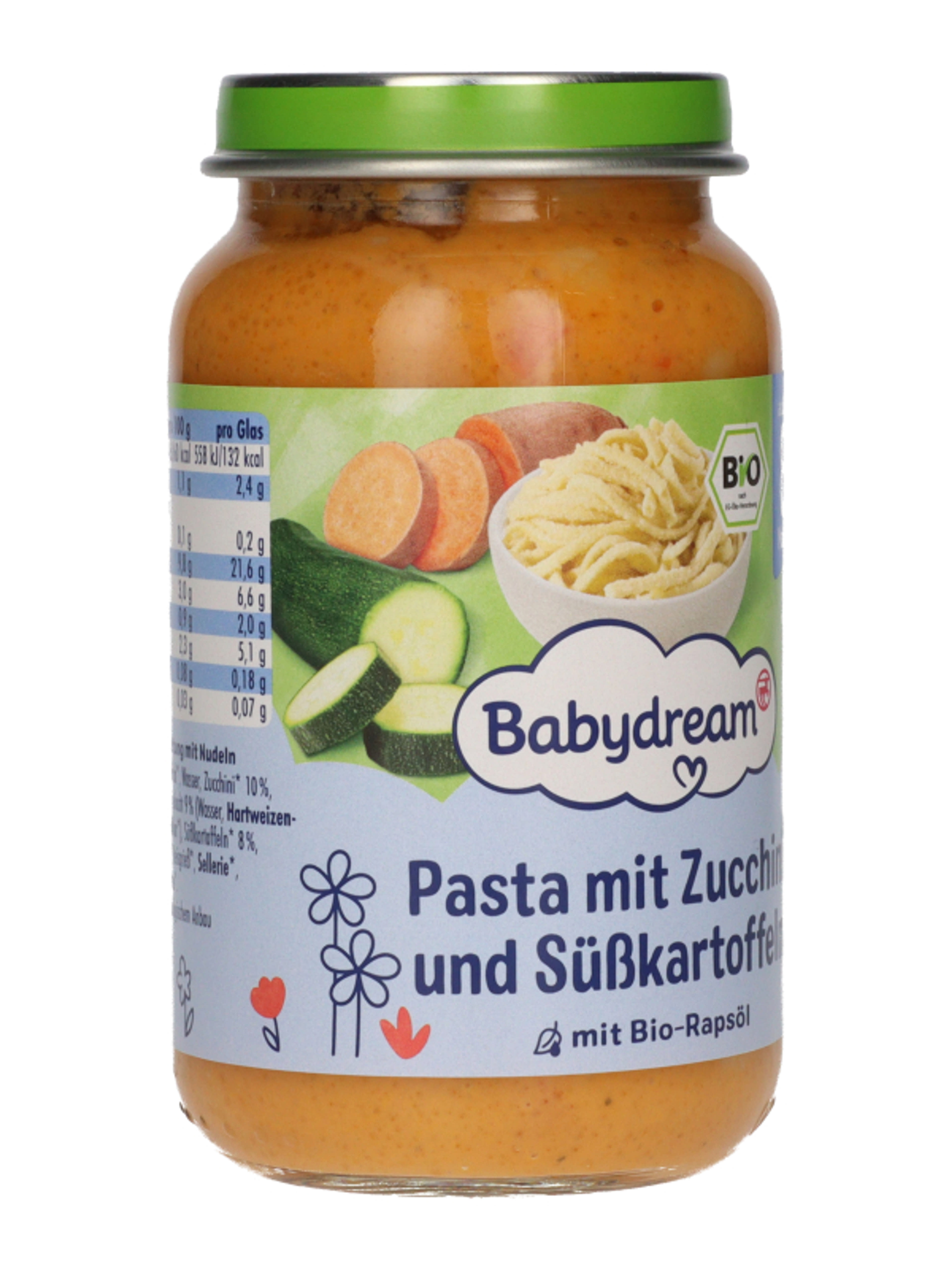 Babydream üveges bébiétel tészta+cukkini 8 hónapos kortól -  220 g-5