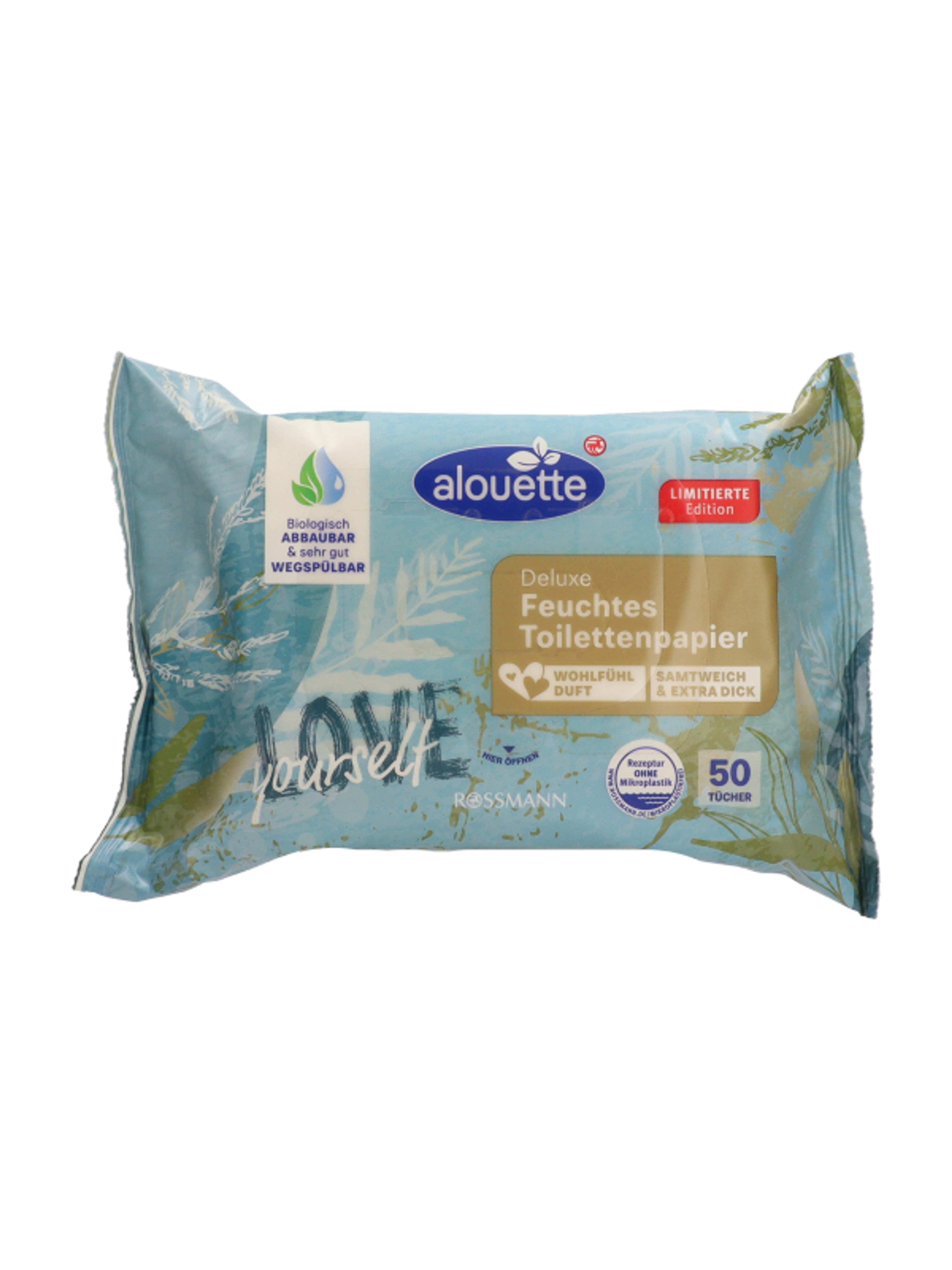 Alouette Deluxe Relac nedves toalett papír utántöltő - 50 db