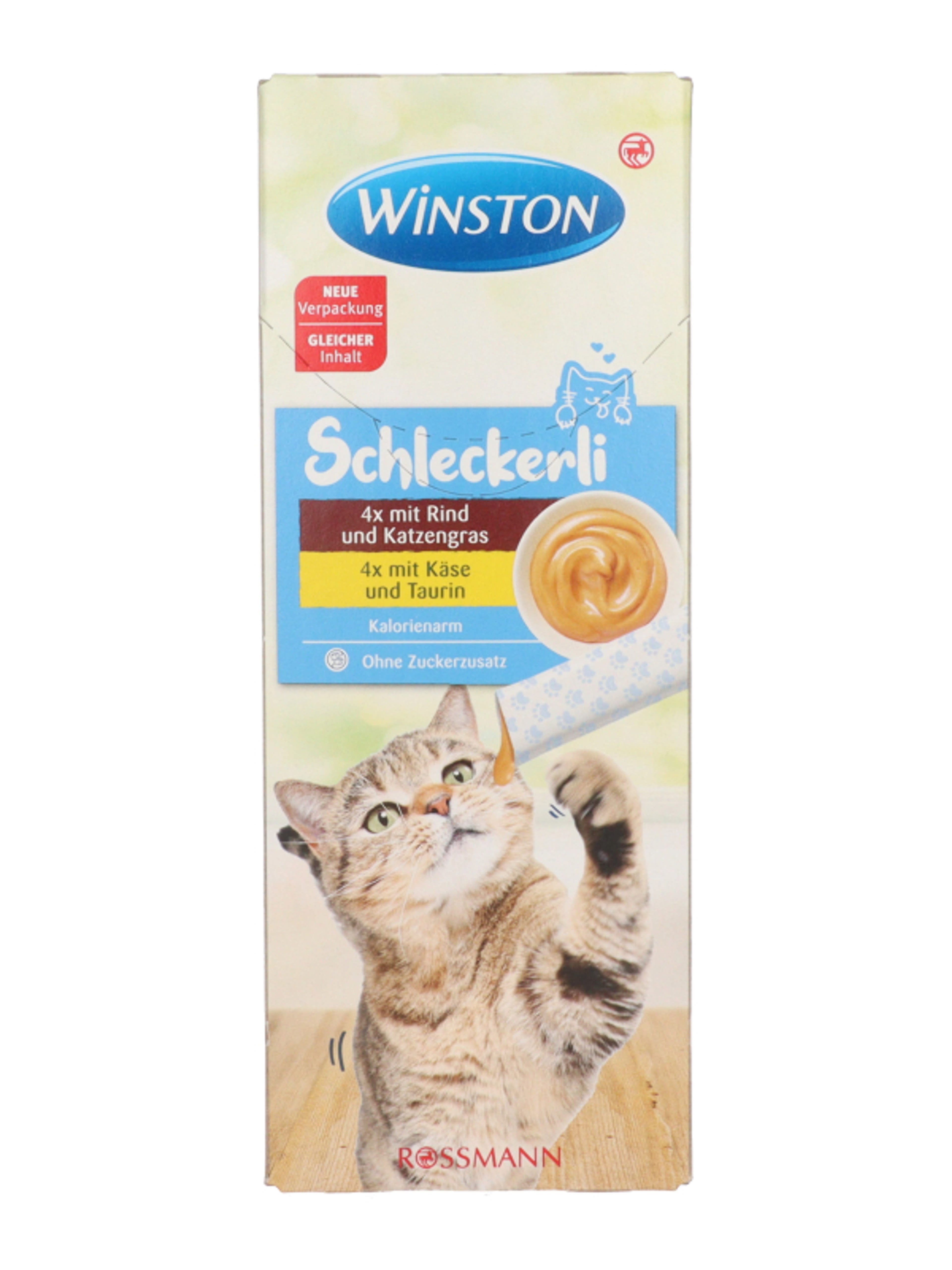 Winston jutalomfalat macskáknak sajttal és marhával - 120 g