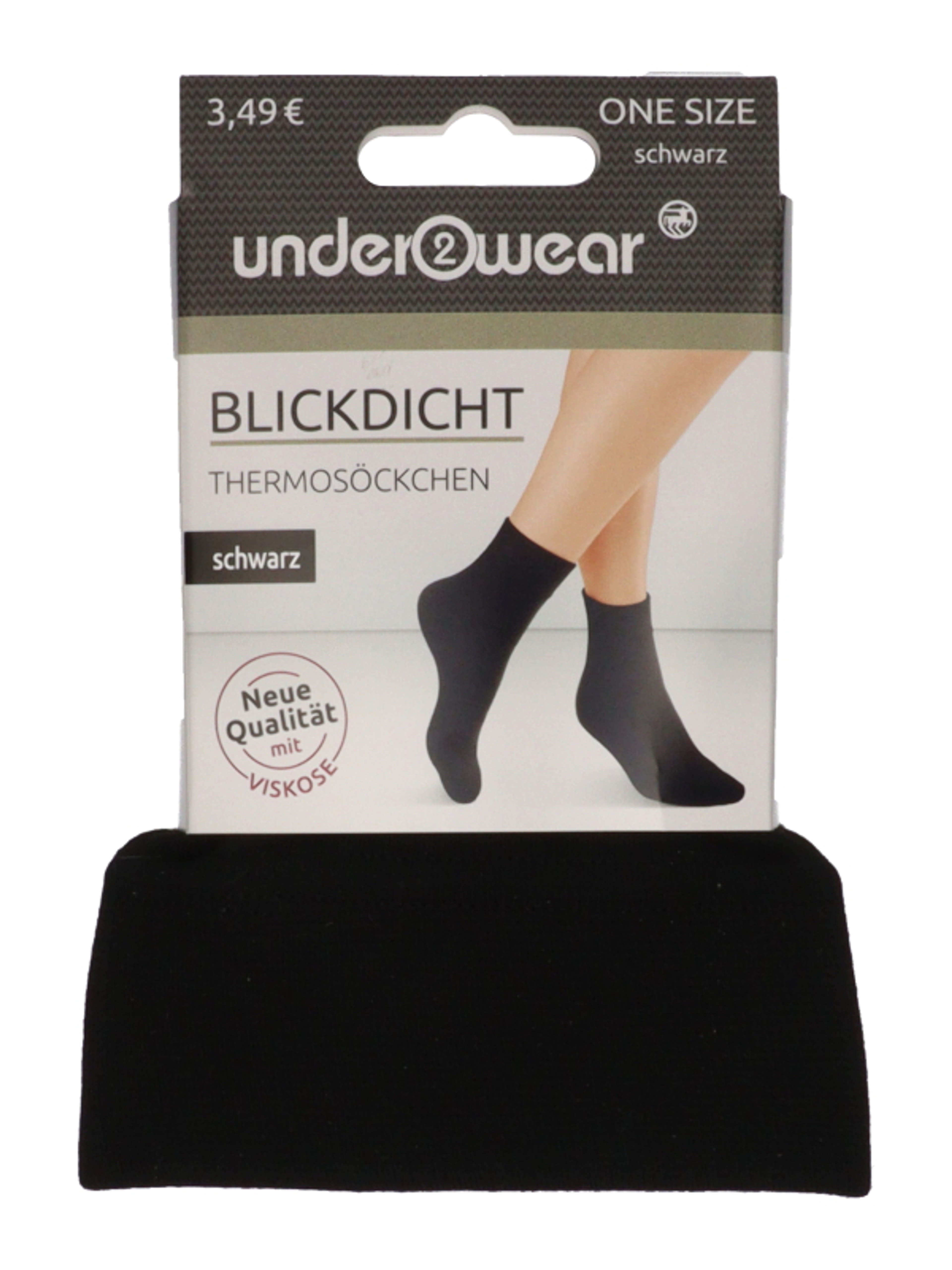 Underwear Thermo Viskose zokni /fekete - 1 db